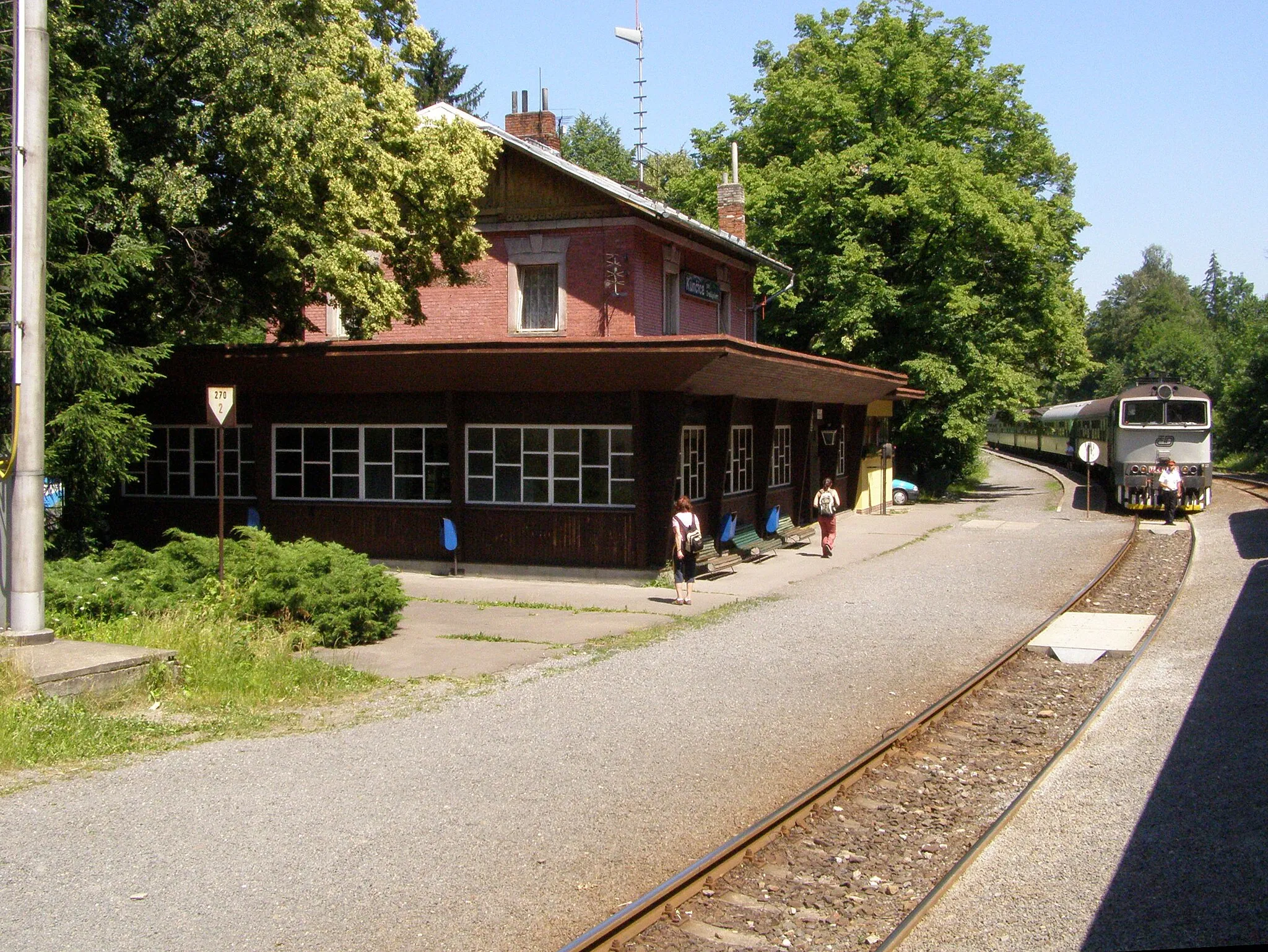 Photo showing: Kunčice pod Ondřejníkem, train station