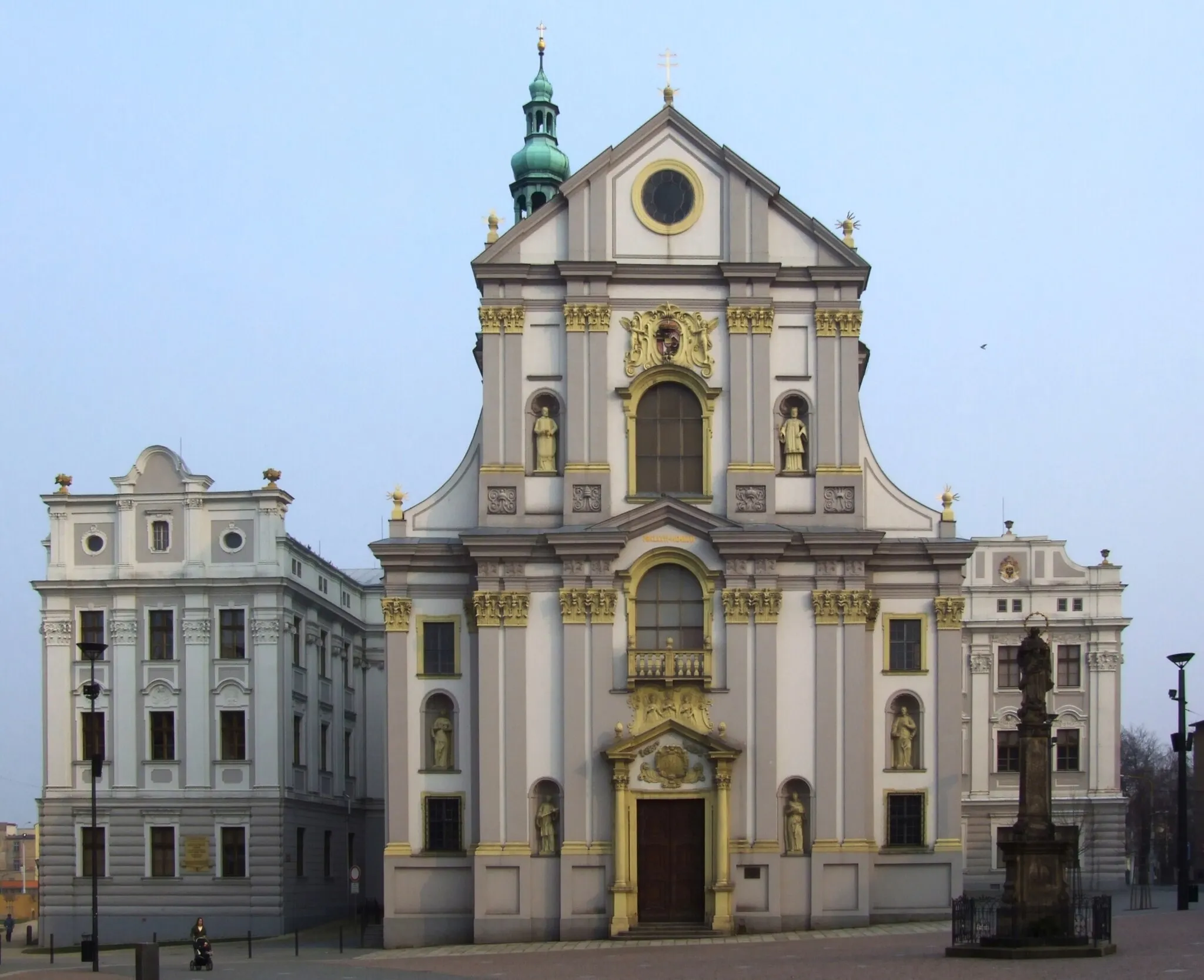 Photo showing: Opava (Troppau), Czech Silesia. Church of St. Adalbert