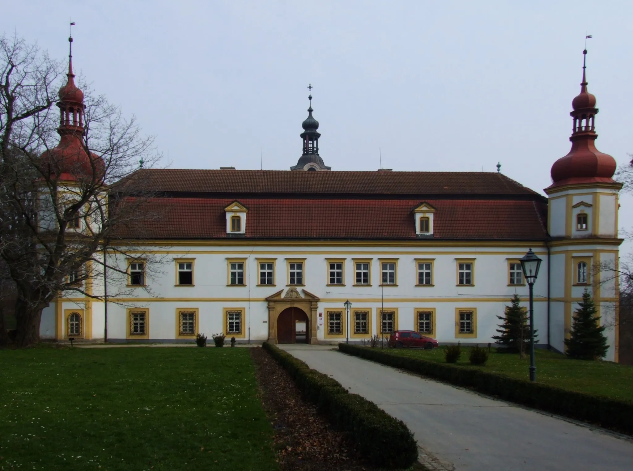 Photo showing: Castle in Velké Heraltice (Groß Herrlitz), Czech Silesia