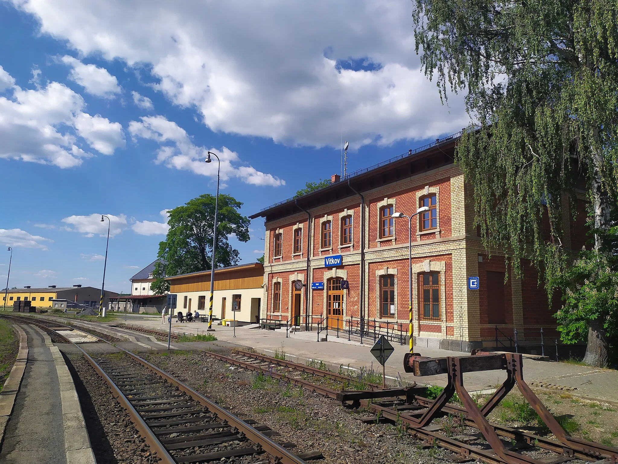 Photo showing: Vlakové nádraží ve Vítkově