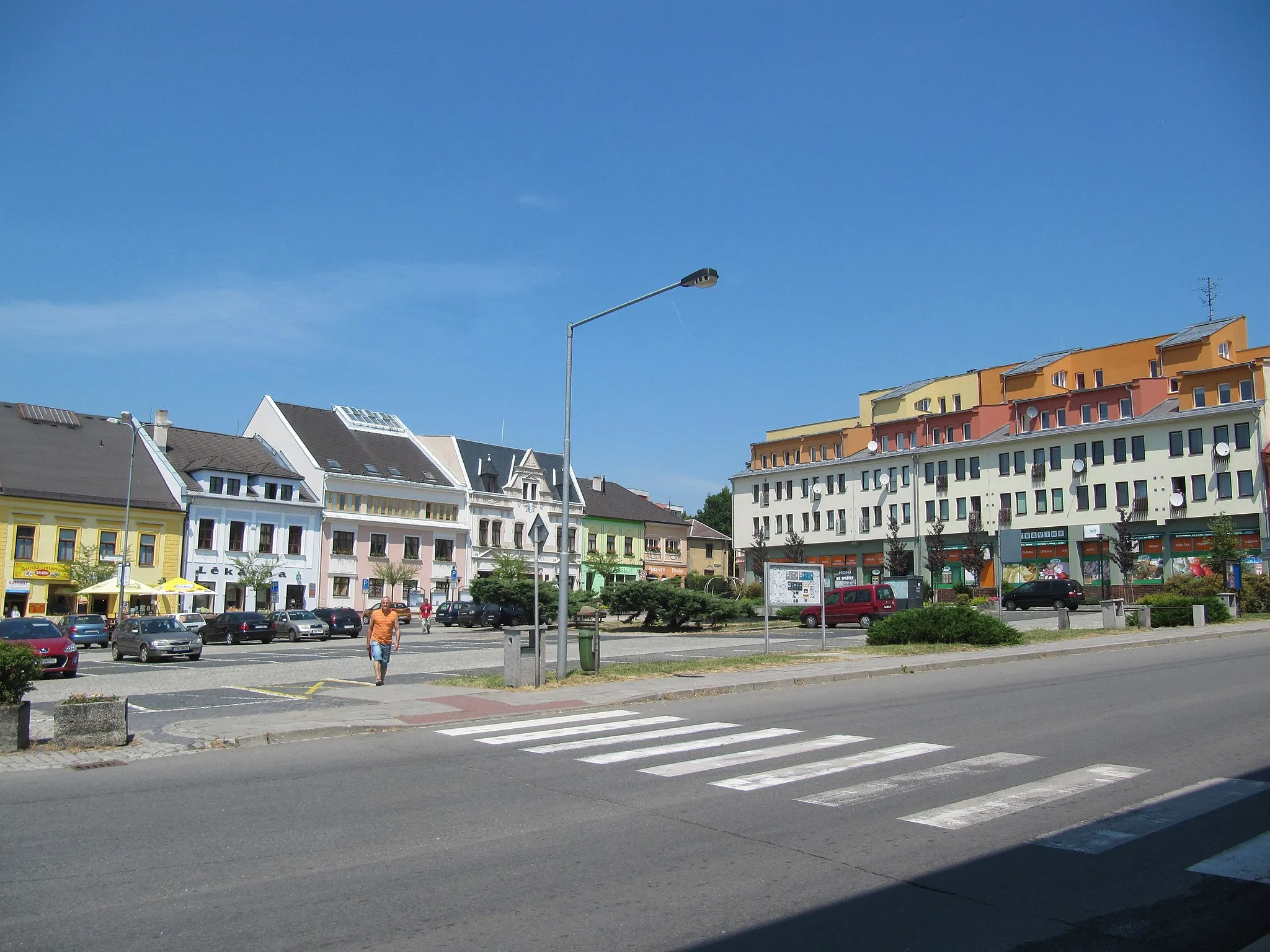 Photo showing: Vítkov, Opava District, Czech Republic. Náměstí Jana Zajíce square.