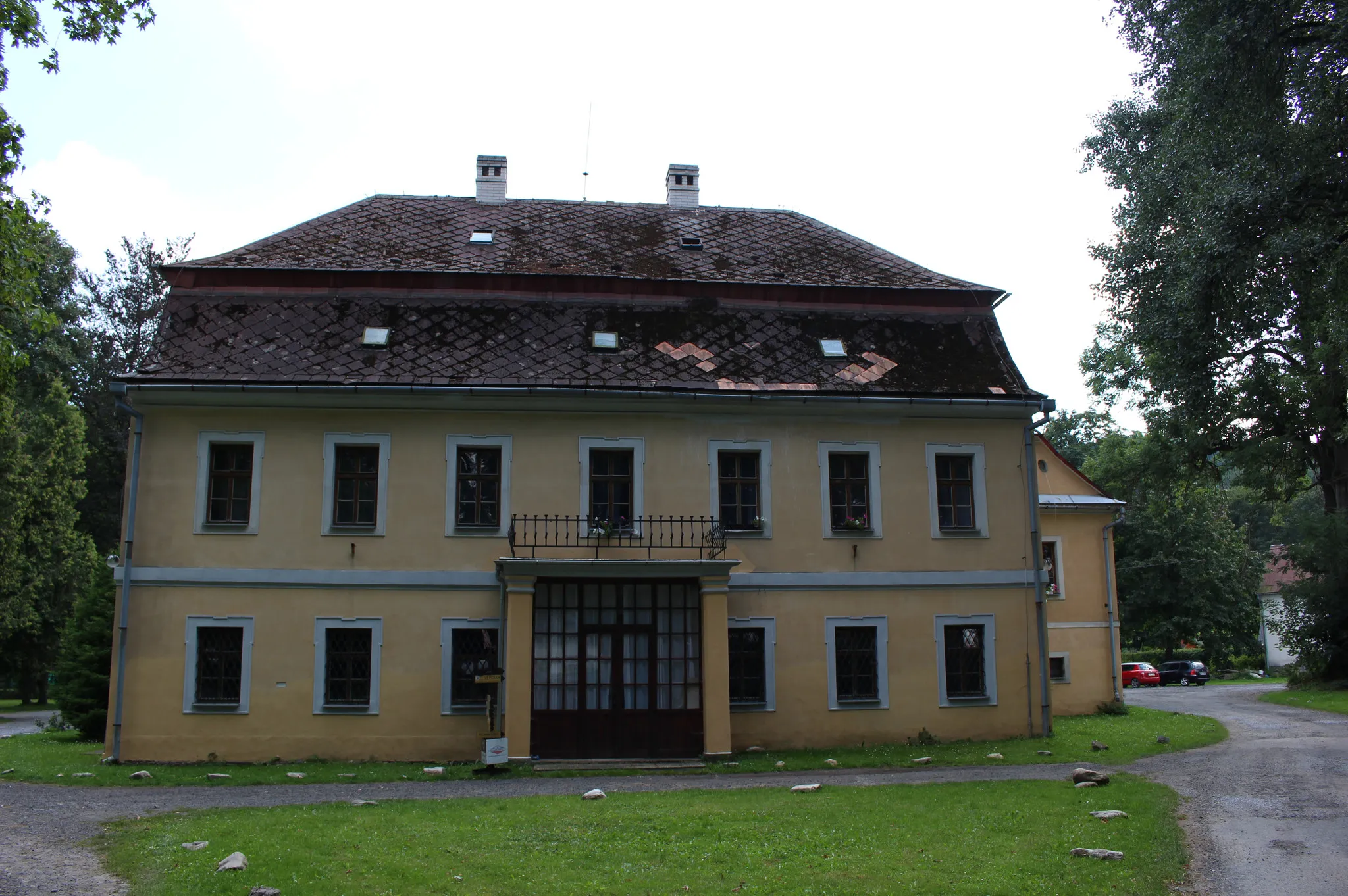 Photo showing: zámeček Grohmann, Vrbno pod Pradědem, okres Bruntál, Moravskoslezský kraj
