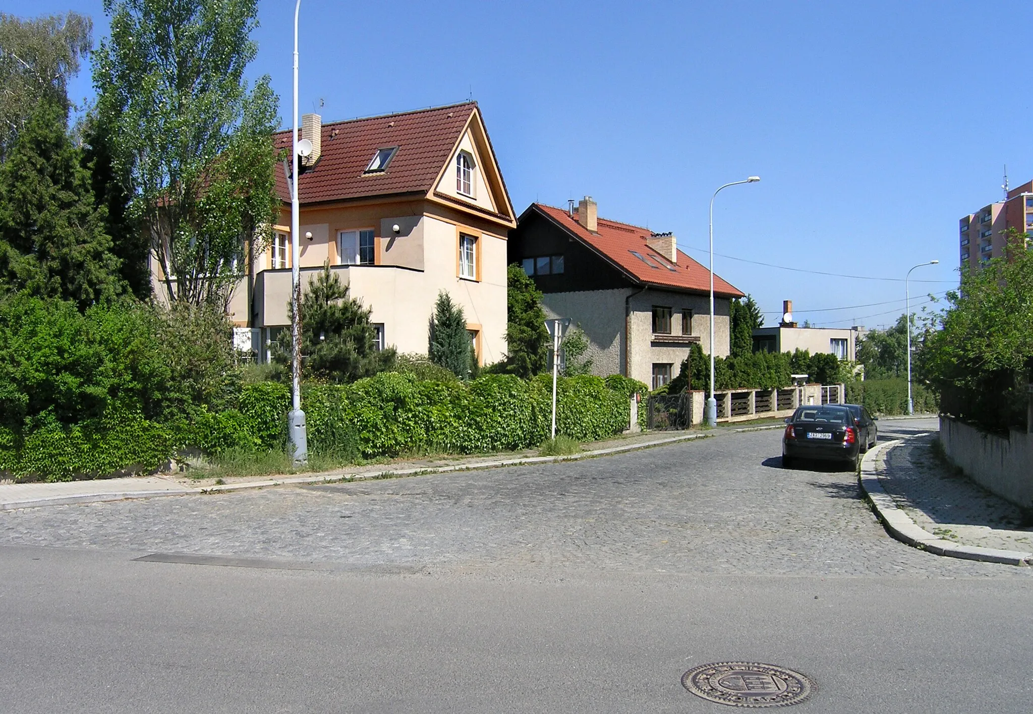 Photo showing: Havlovického street at Hodkovičky, Prague