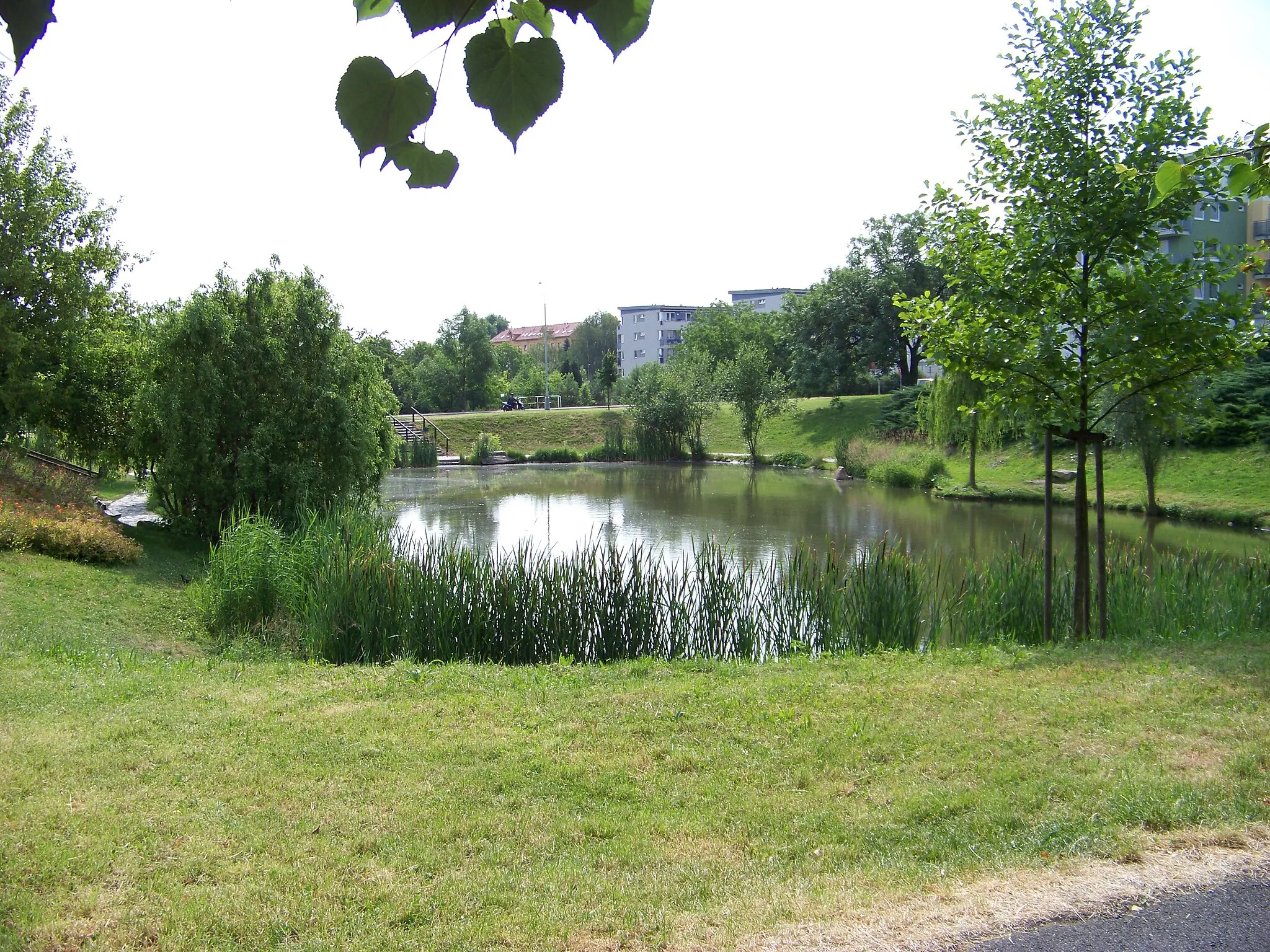 Photo showing: Prague-Kbely, Czech Republic. Central Park.