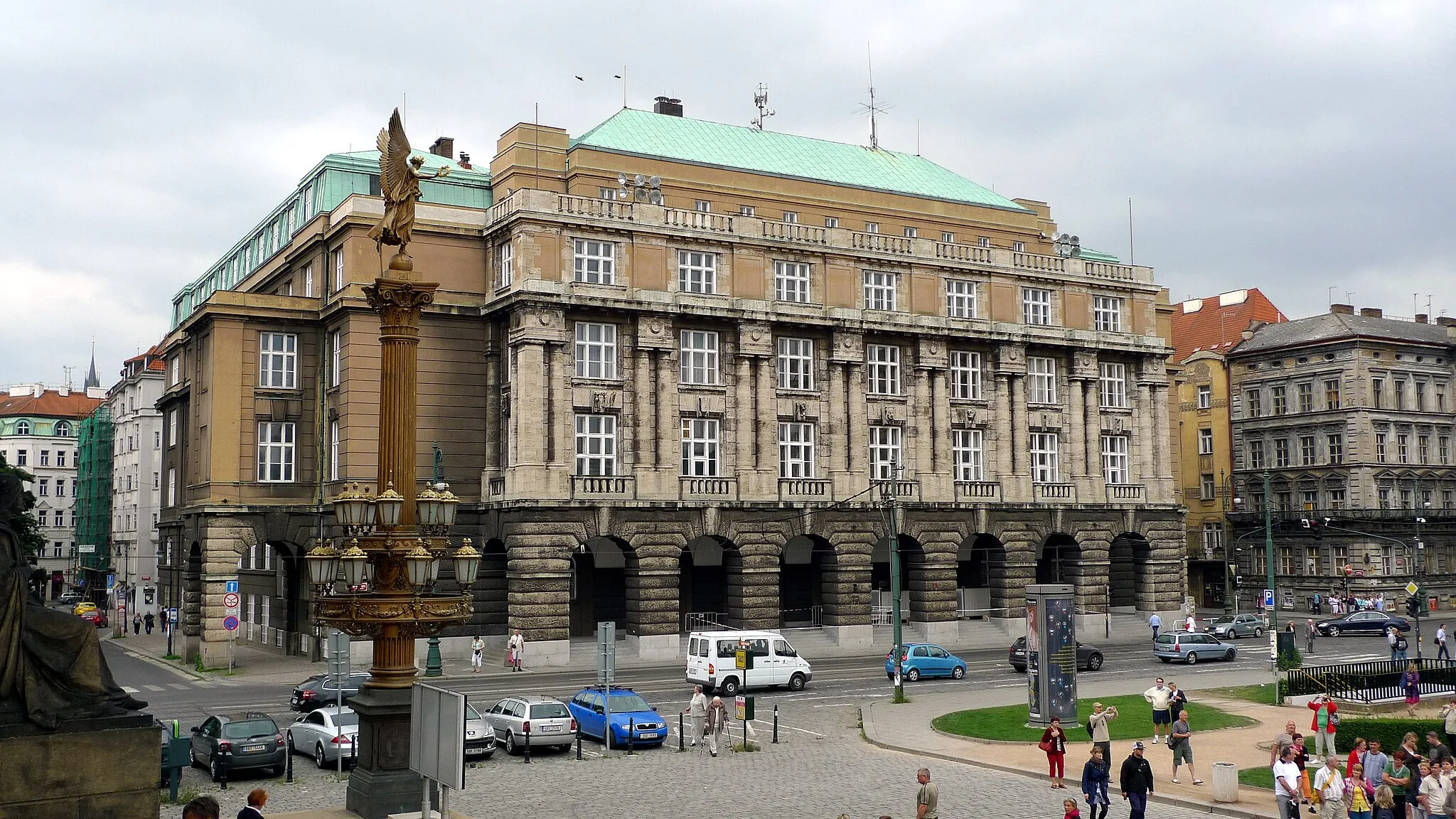 Photo showing: Main building of the Faculty of Arts of Charles University in Prague, Czech Republic