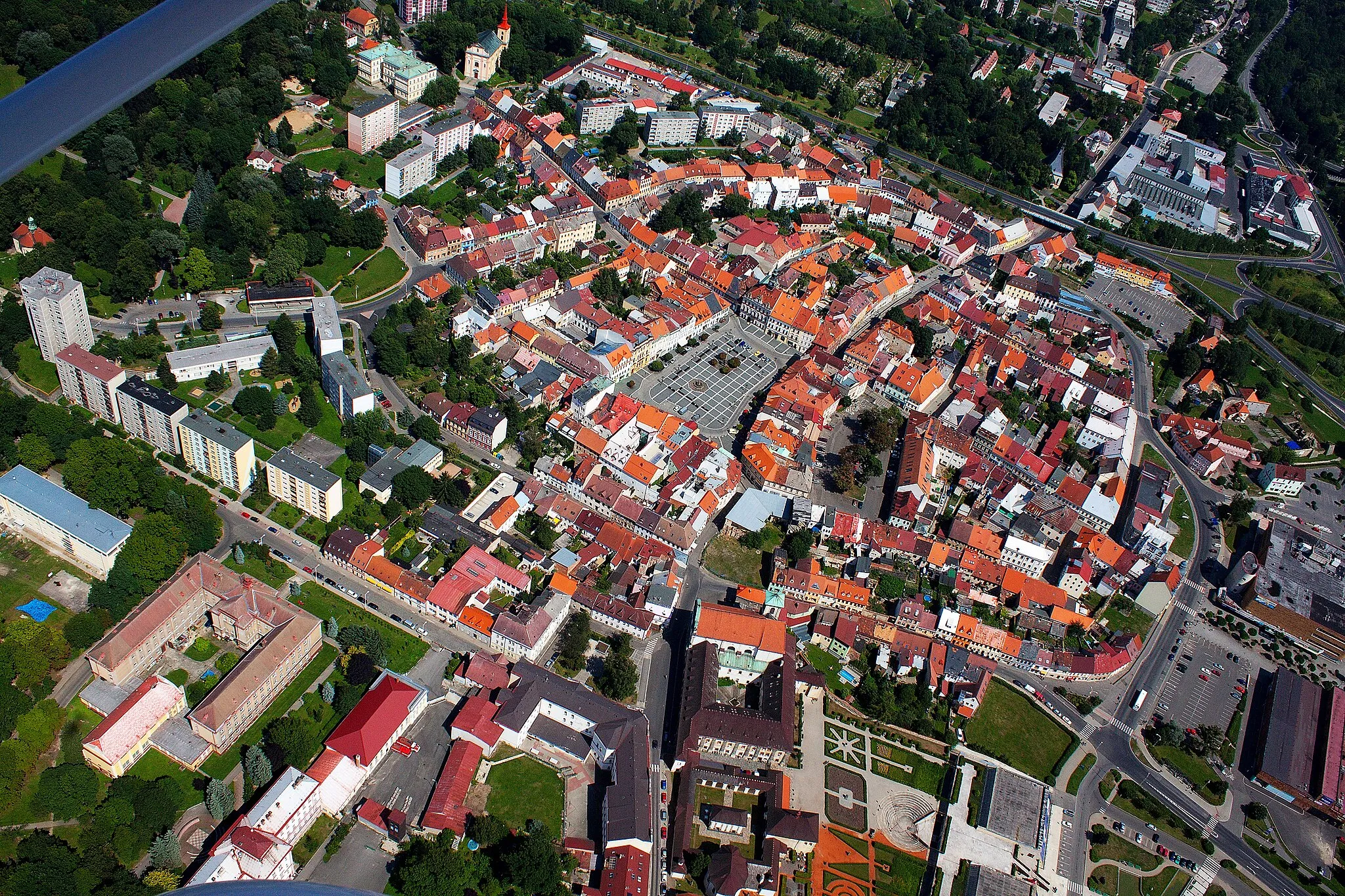 Photo showing: Širší centrum České Lípy