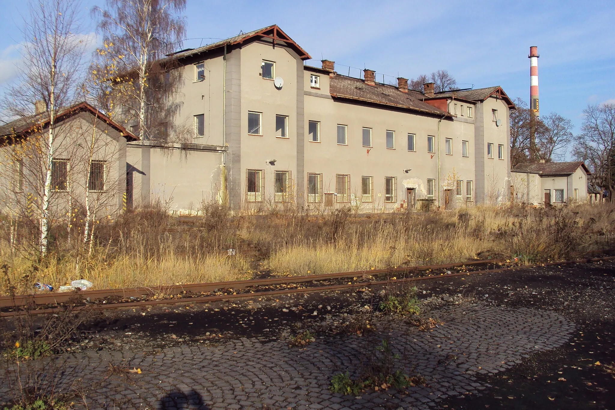 Photo showing: Bývalé městské vlakové nádraží