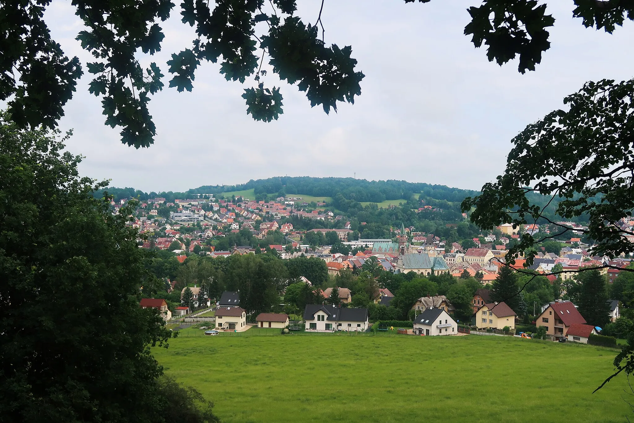 Photo showing: Panorama města z Křížového vrchu