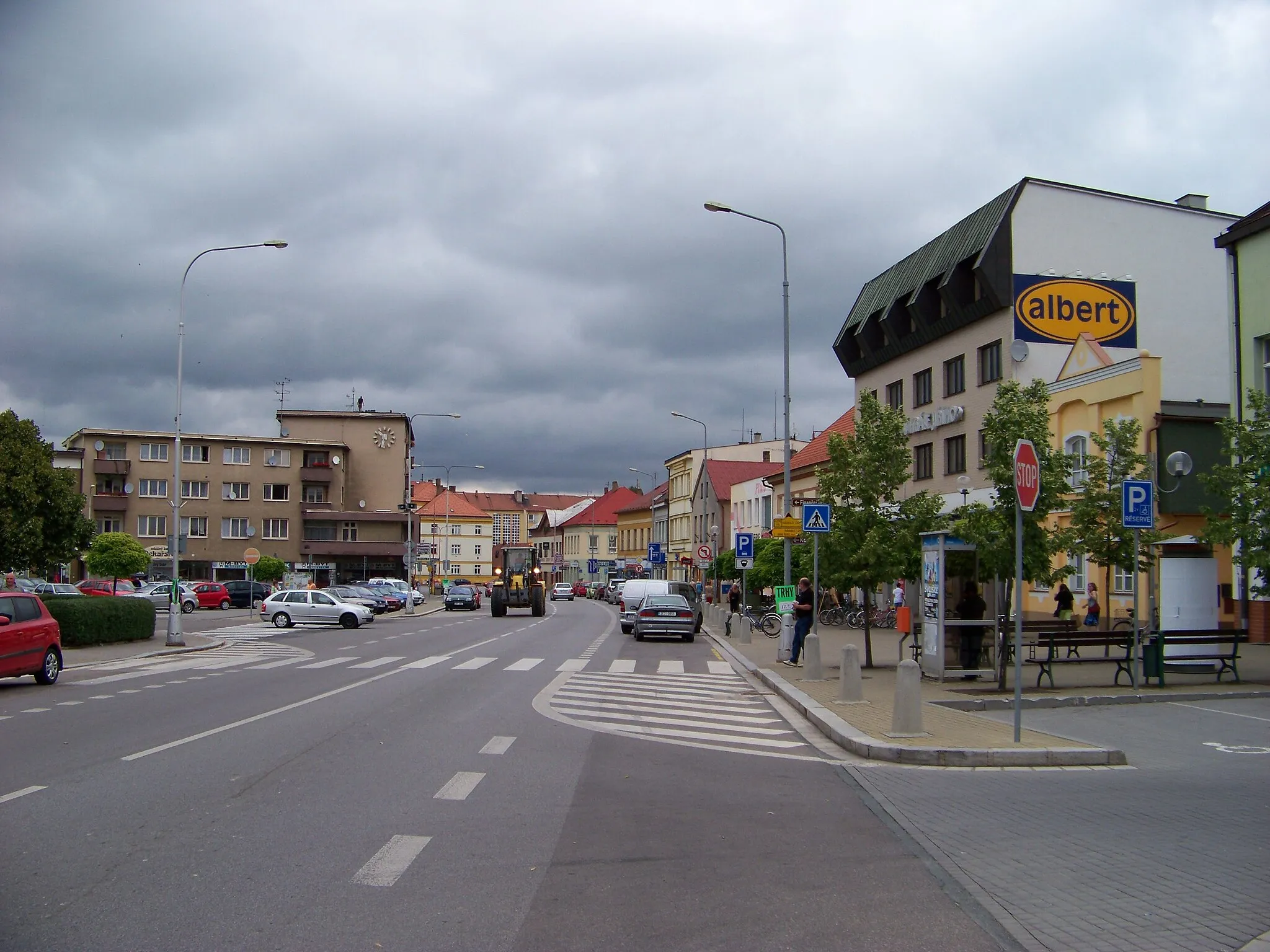 Photo showing: Holice, Pardubice District, Pardubice Region, the Czech Republic. Masaryk Square.