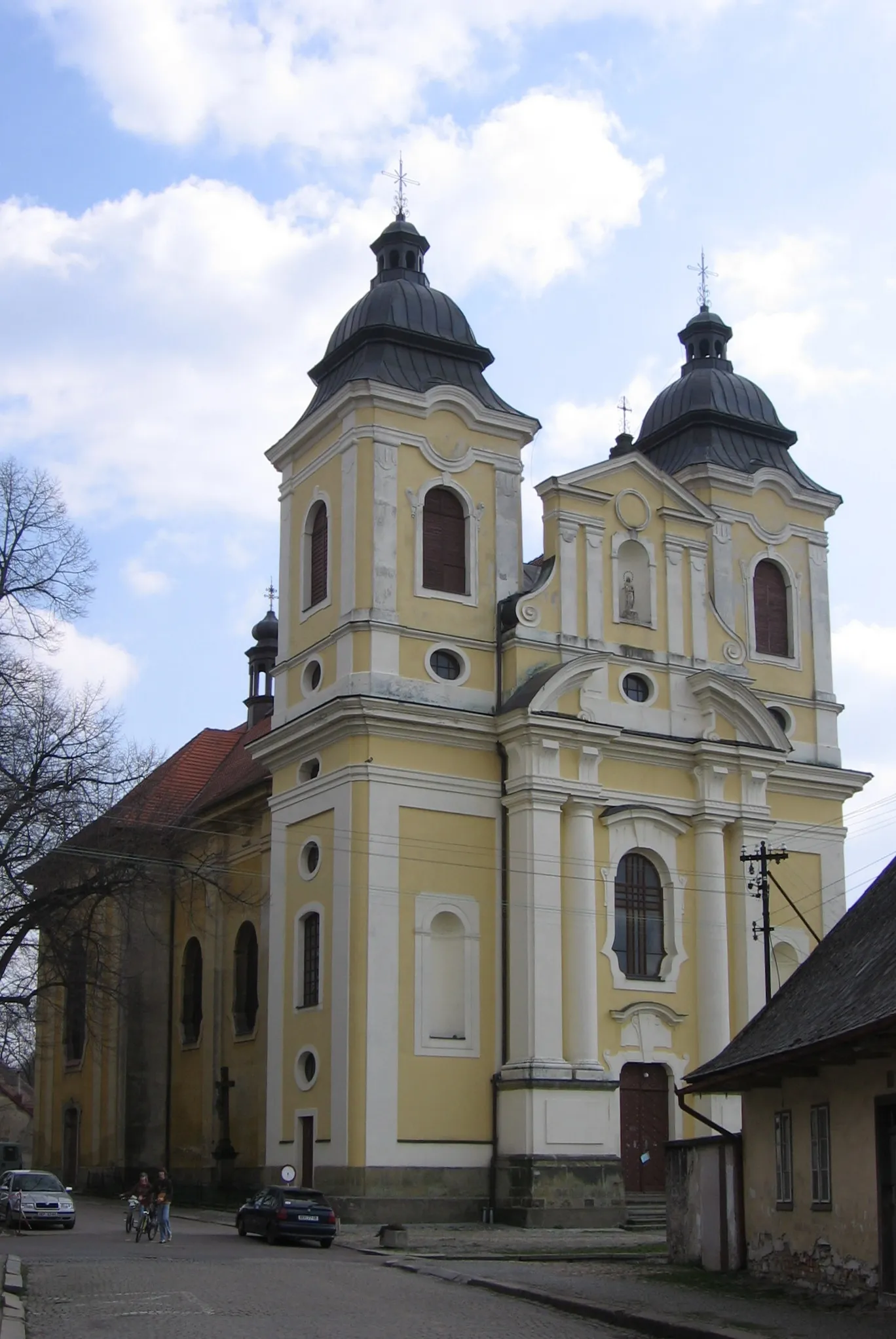 Photo showing: Baroque St. George's Church in Kostelec nad Orlicí