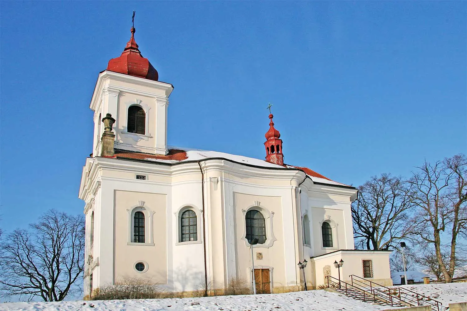 Photo showing: Kostel Svatého Jakuba Většího na Metličanech