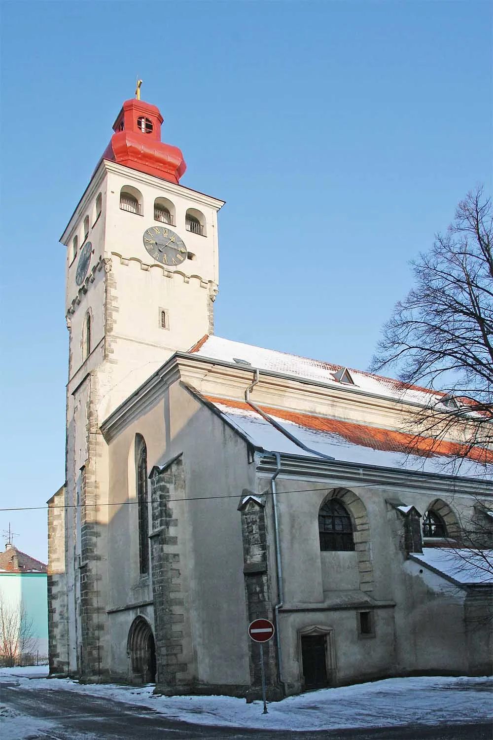 Photo showing: St Lawrence church in Nový Bydžov