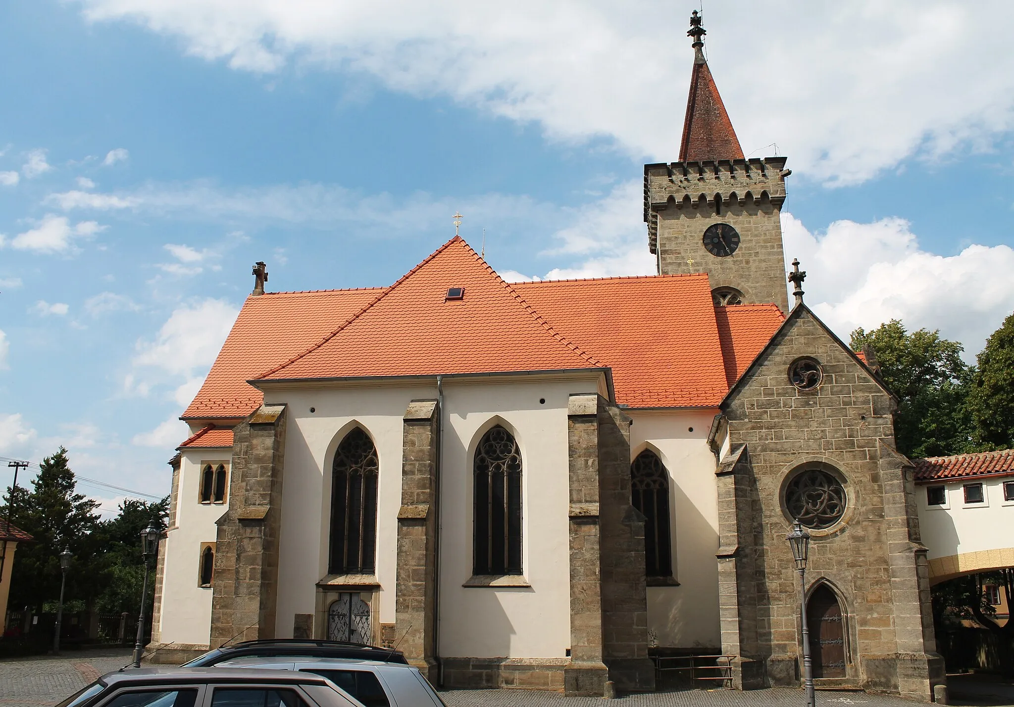 Photo showing: Church of Saint Martin, Slatiňany, Chrudim District, Czech Republic
