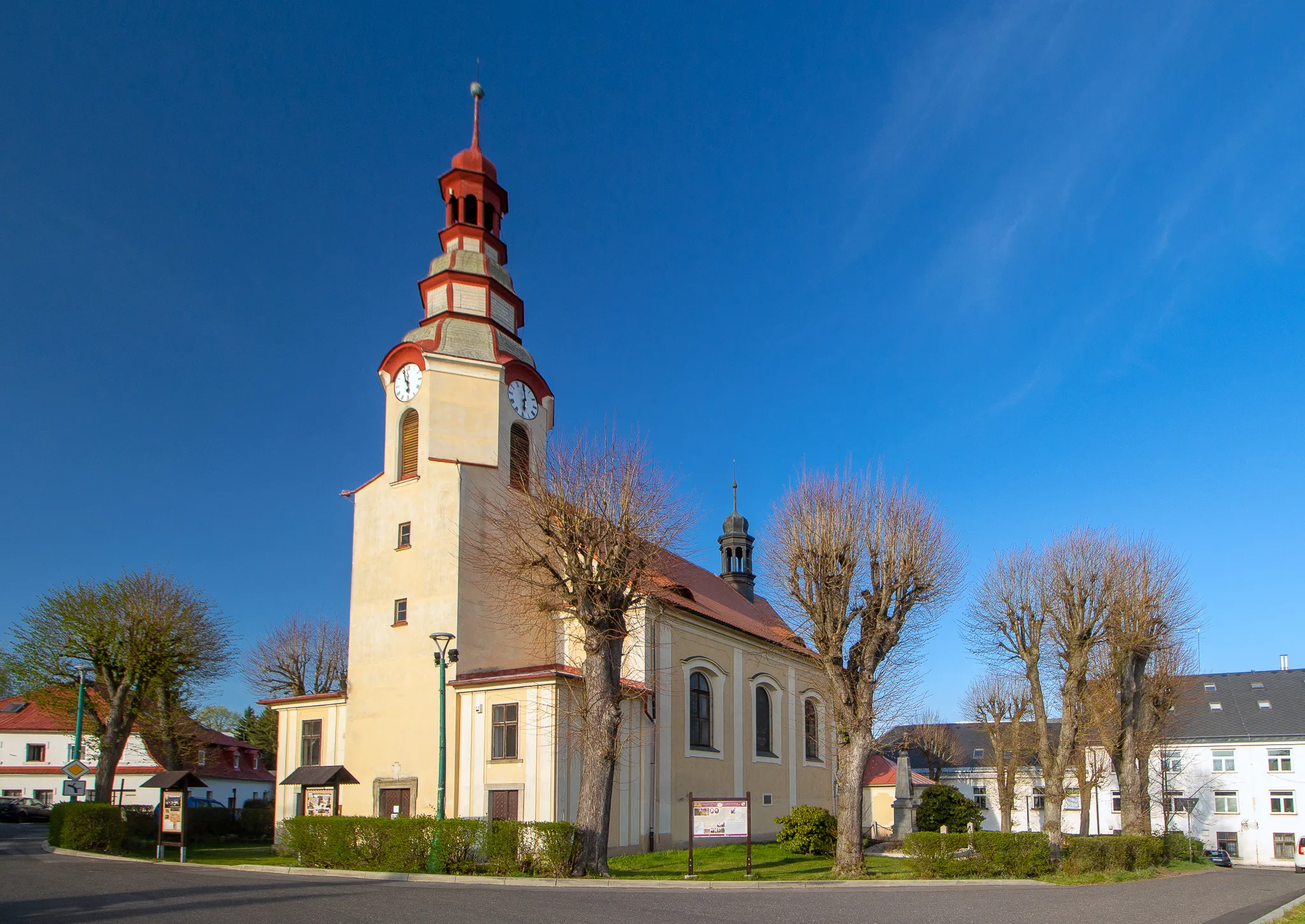 Photo showing: Stráž nad Nisou, kostel svaté Kateřiny