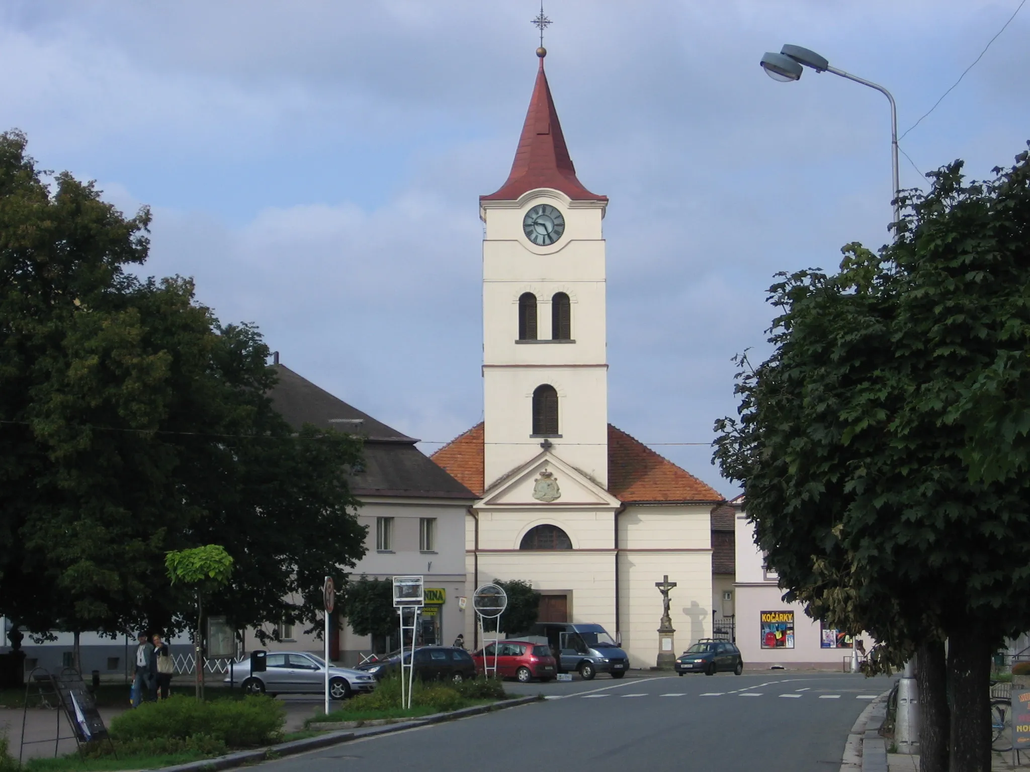 Photo showing: Church of St. Nicholas in Týniště nad Orlicí in the (Czech Republic)