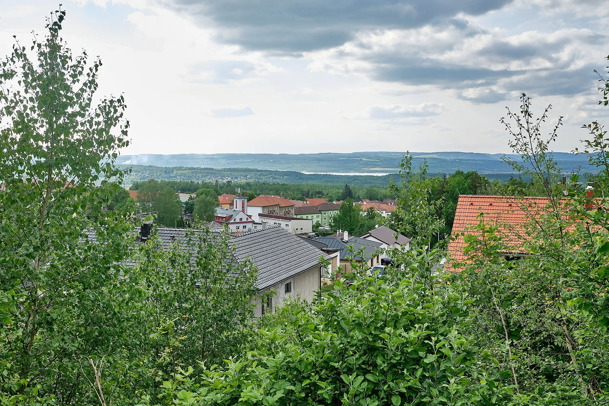 Photo showing: Březová, pohled od jihovýchodu, okres Sokolov