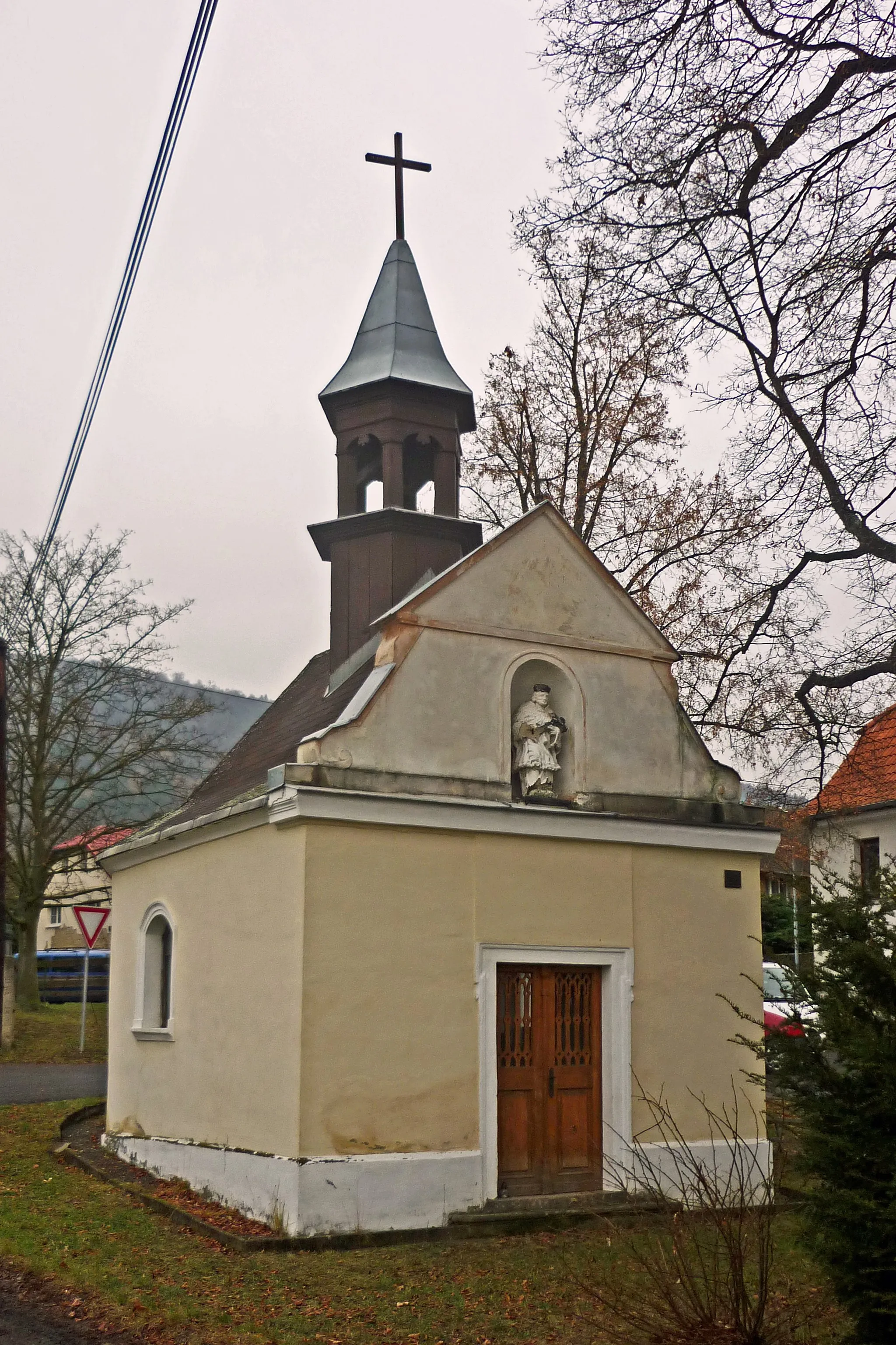 Photo showing: Nepomuk-Kapelle in Straden (Stradov)