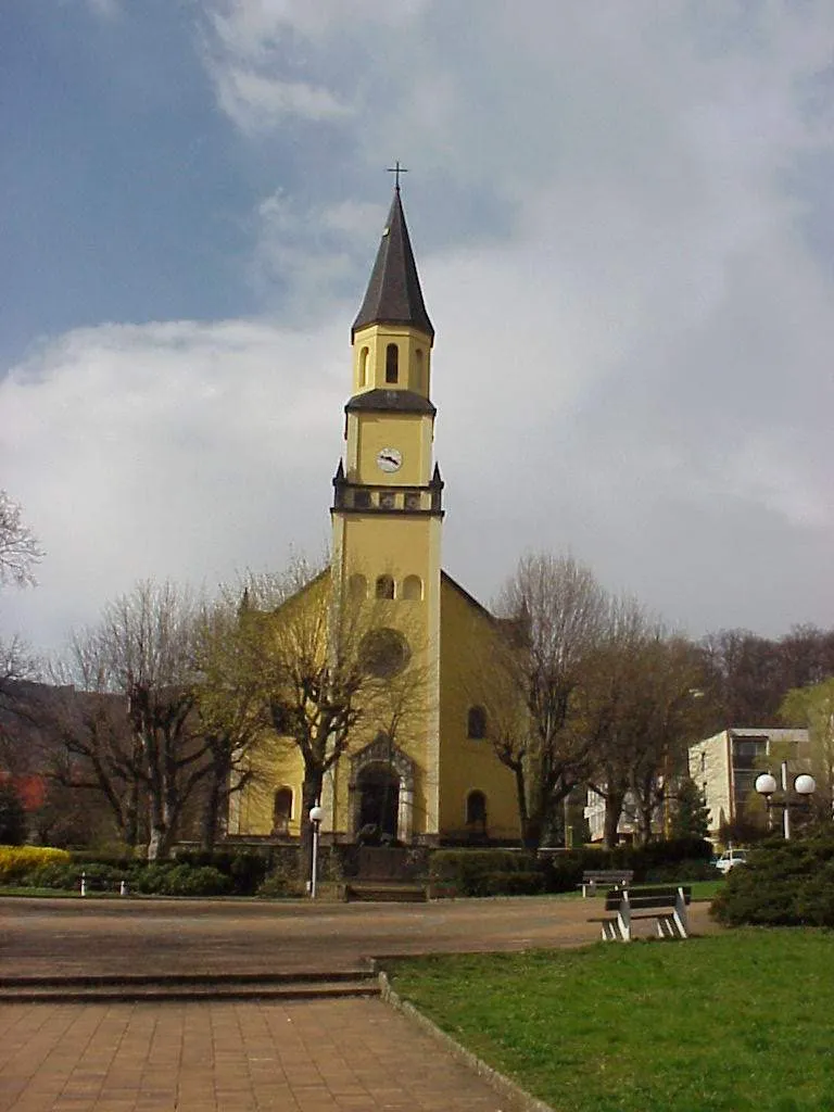 Photo showing: Church of St Gall in Chlumec, Ústí nad Labem District, Czech Republic