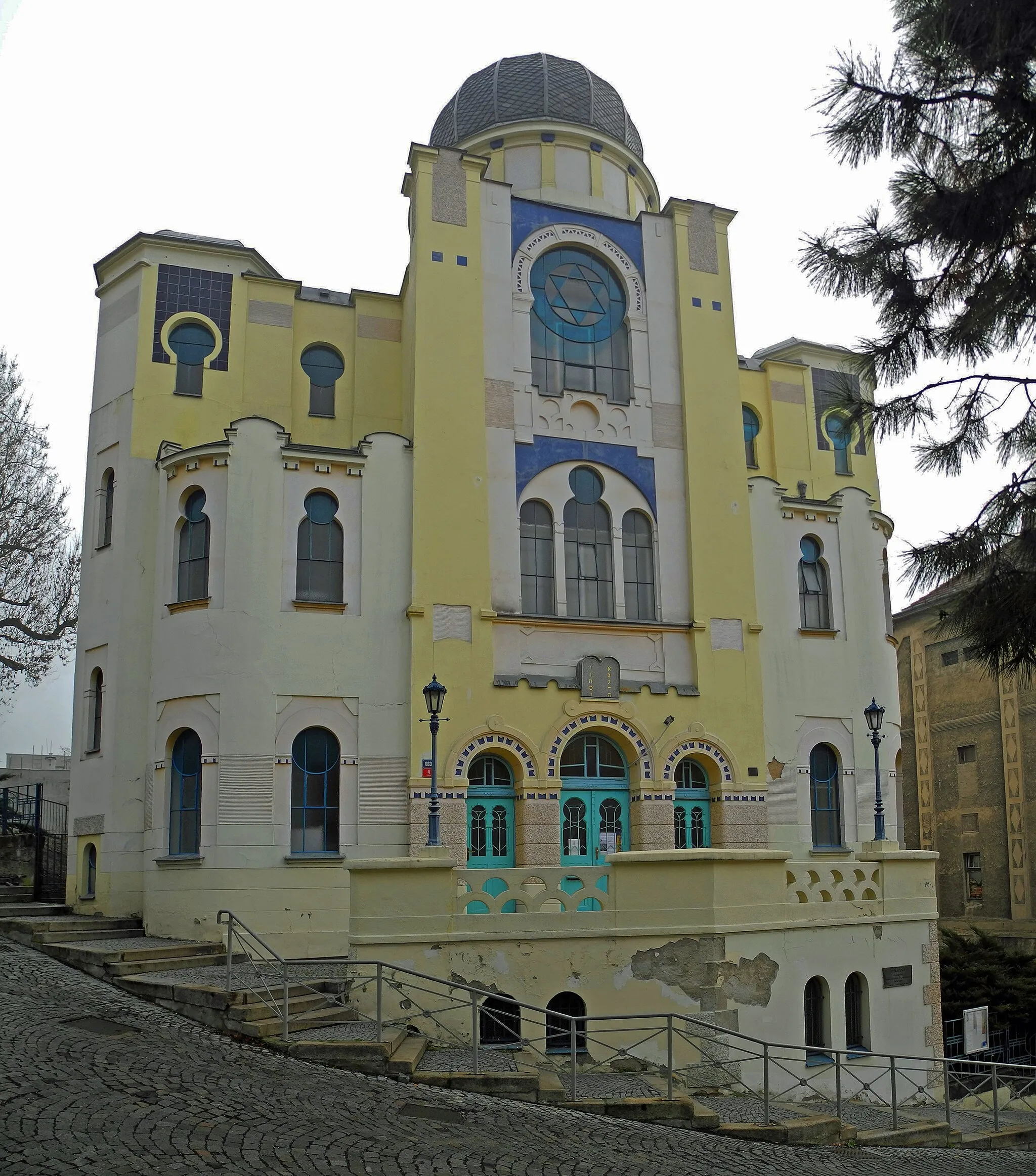 Photo showing: Synagoge in Tetschen-Bodenbach - Děčín IV-Podmokly, Žižkova 663/4