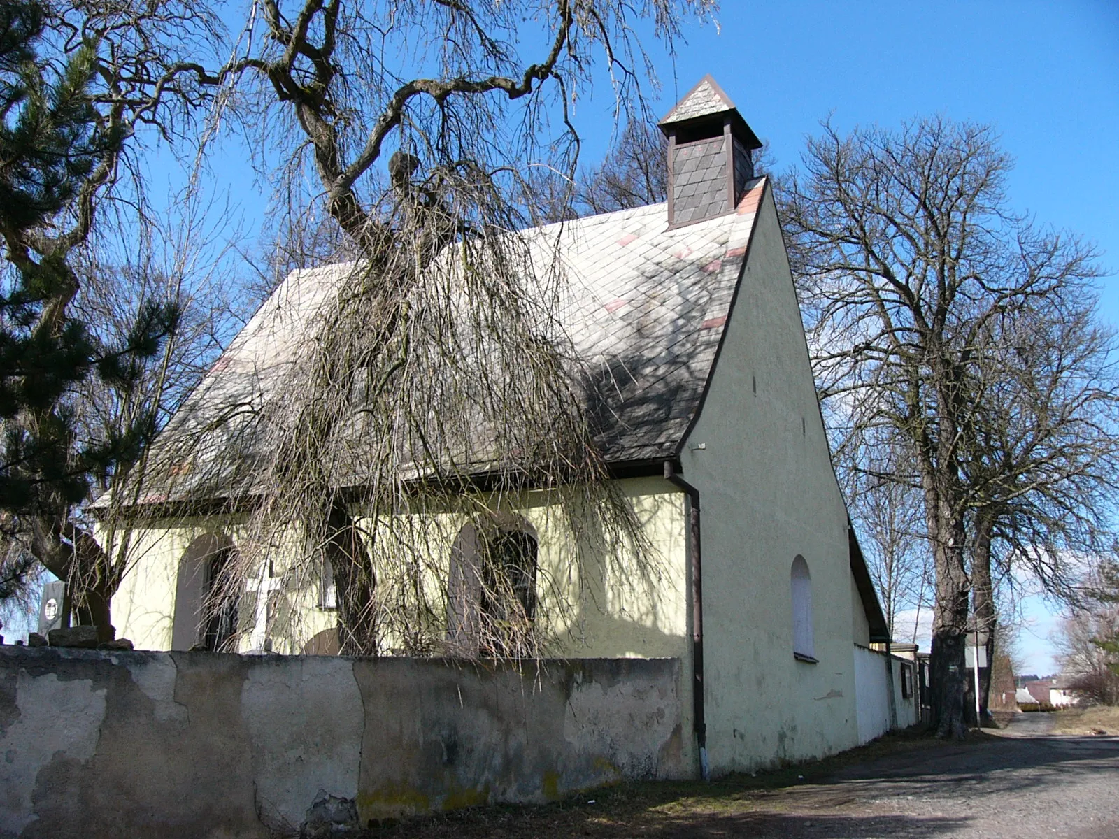 Photo showing: Church of Saint George in Hazlov, Cheb District, the Czech Republic.
