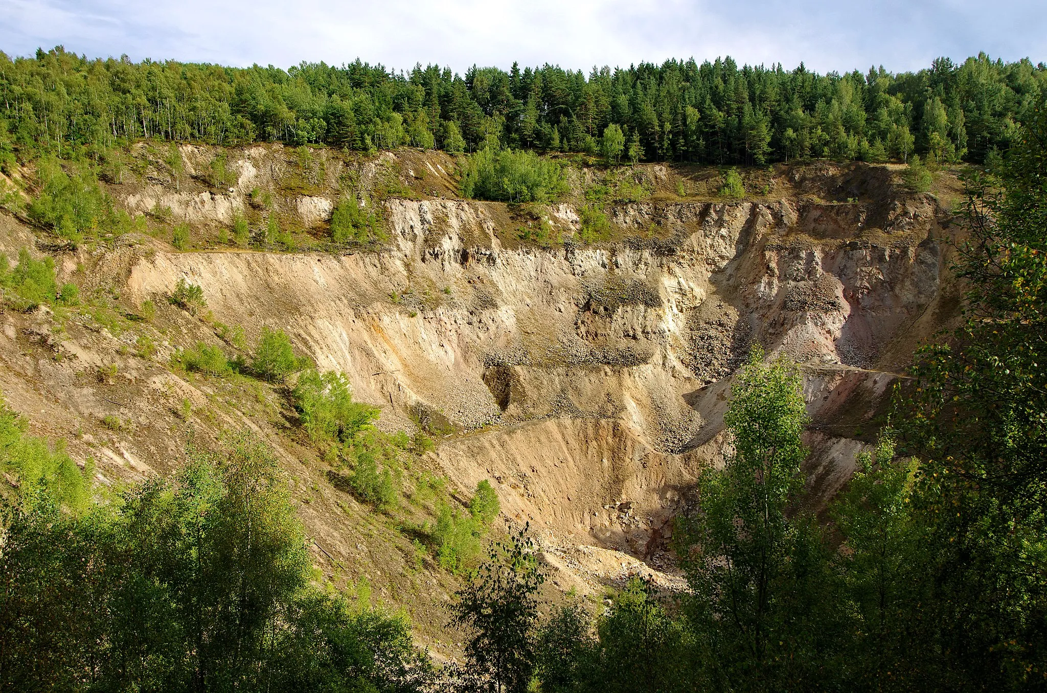 Photo showing: Krásno, Hubský peň, dolování cínowolframové rudy, okres Sokolov