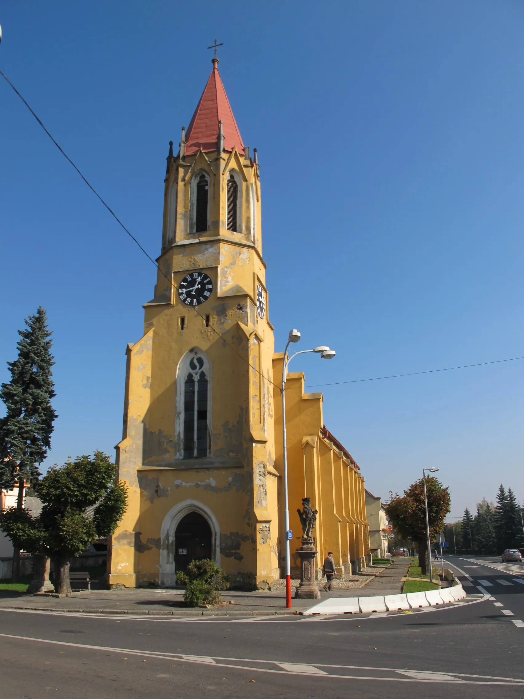 Photo showing: Saint Lawrence Church in Lubenec