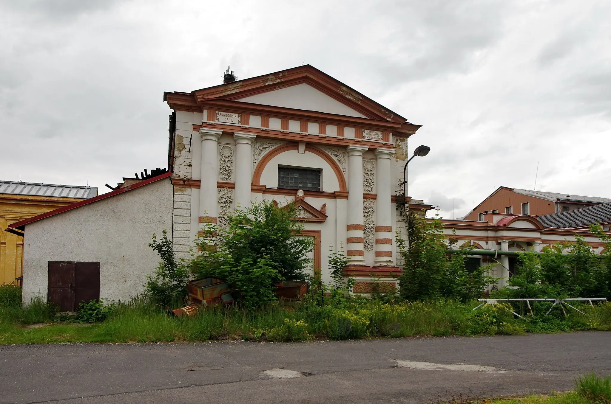 Photo showing: Svatava, bývalá Schmiegerova přádelna česané příze, okres Sokolov