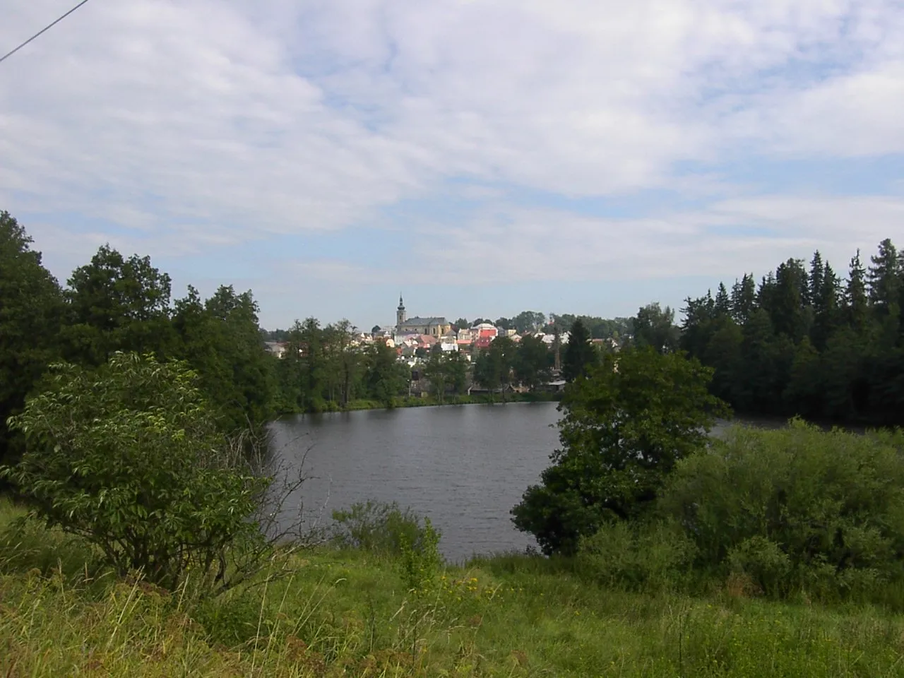 Photo showing: View of city Teplá, Czech Republic