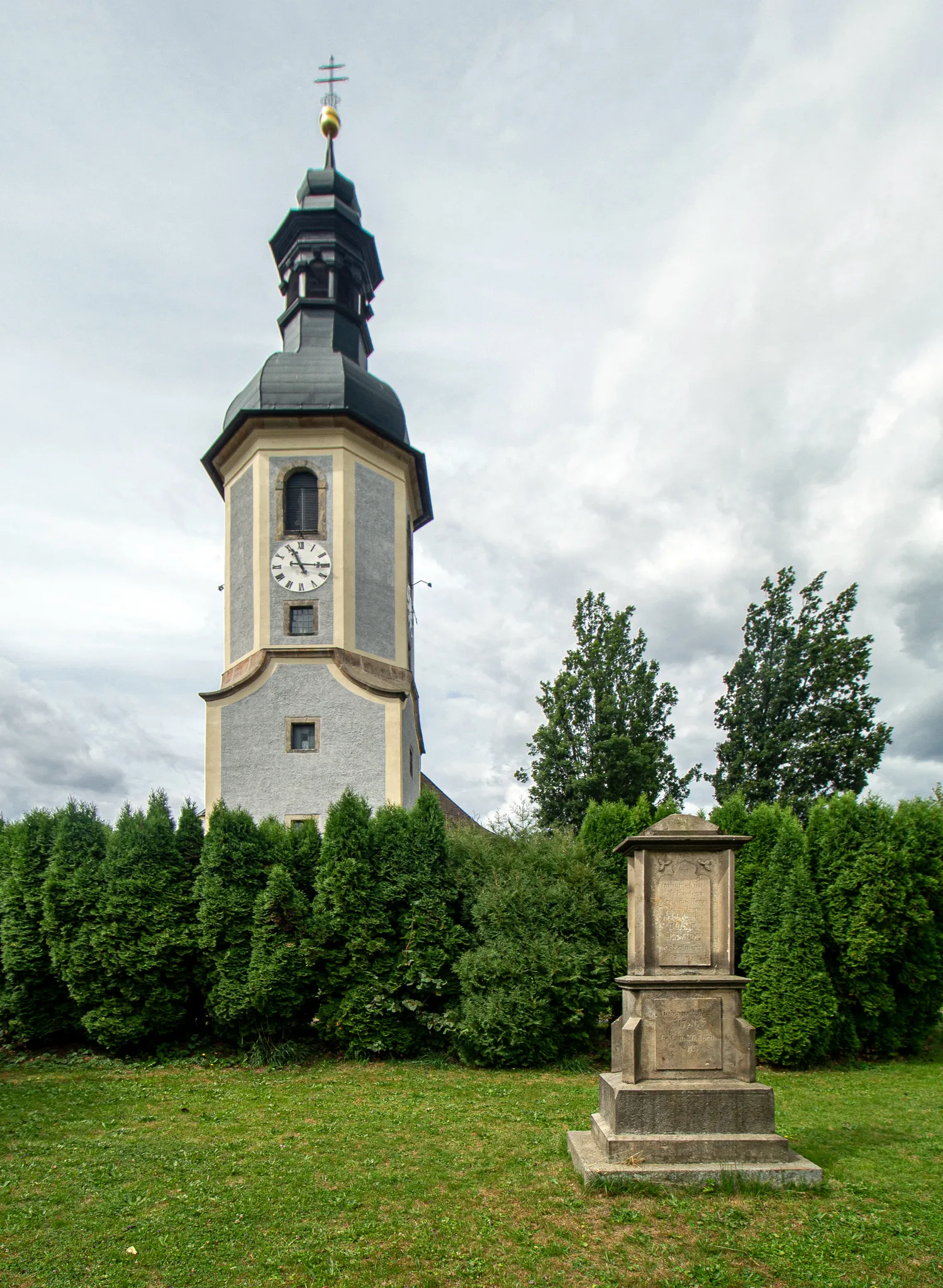 Photo showing: Velký Šenov kostel