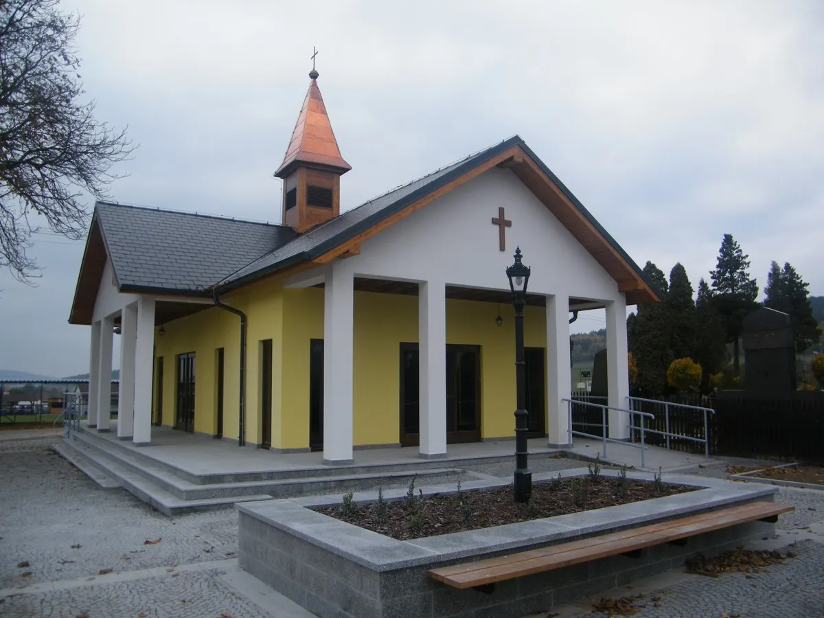 Photo showing: Hřbitovní kaple ve Velkém Šenově po rekonstrukci (2015)