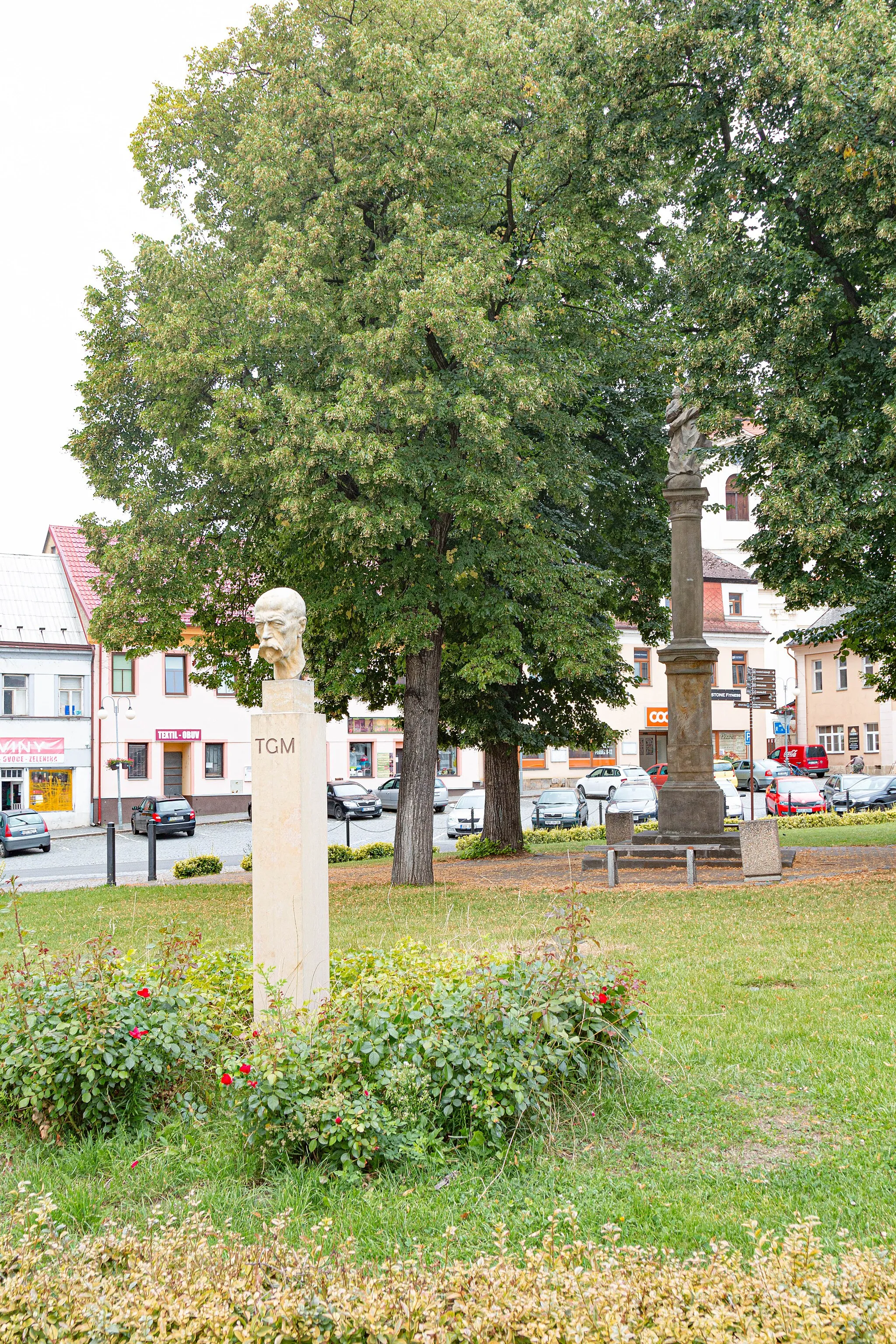Photo showing: Busta Tomáše Garrigue Masaryka v Dolním Bousově