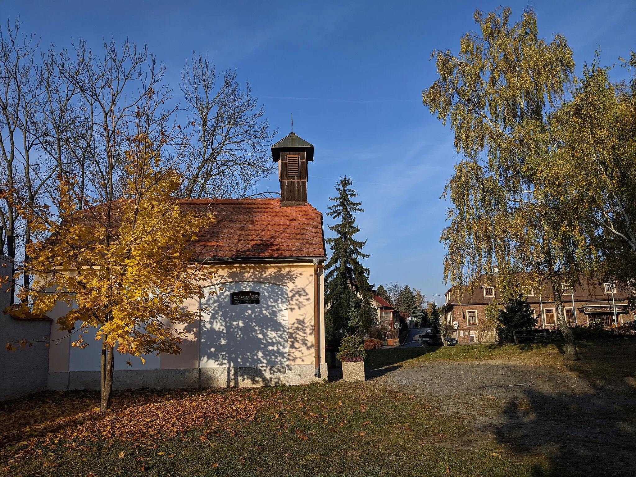 Photo showing: Jesenice (u Prahy) - kaple sv. Prokopa na bývalé návsi