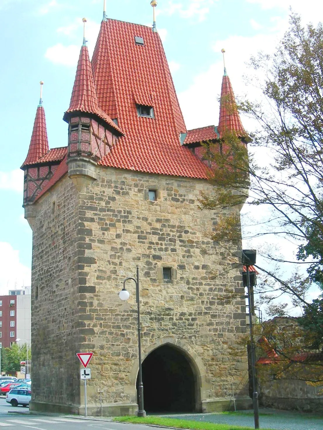 Photo showing: Prague Gate in Rakovník, Czech Republic