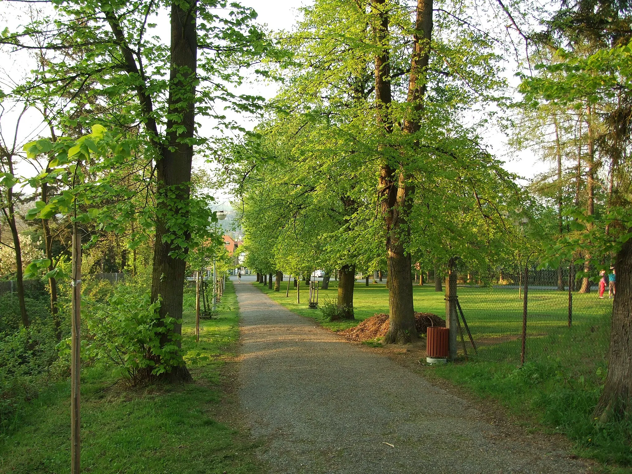 Photo showing: Town of Řevnice, Central Bohemian region, the Czech Republic. Avenue of Tyrš.