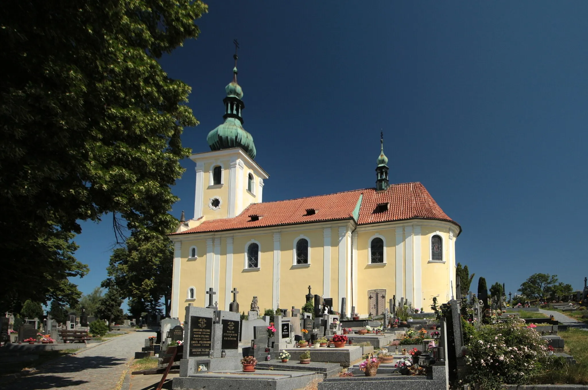 Photo showing: Sedlčany, kostel Nanebevzetí Panny Marie