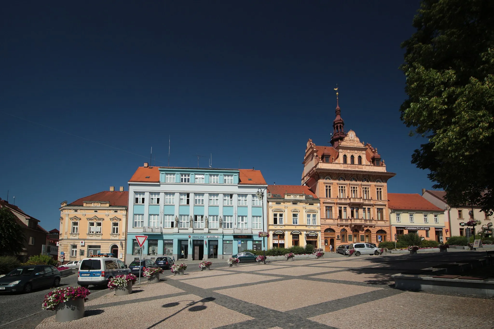 Photo showing: Sedlčany náměstí TGM