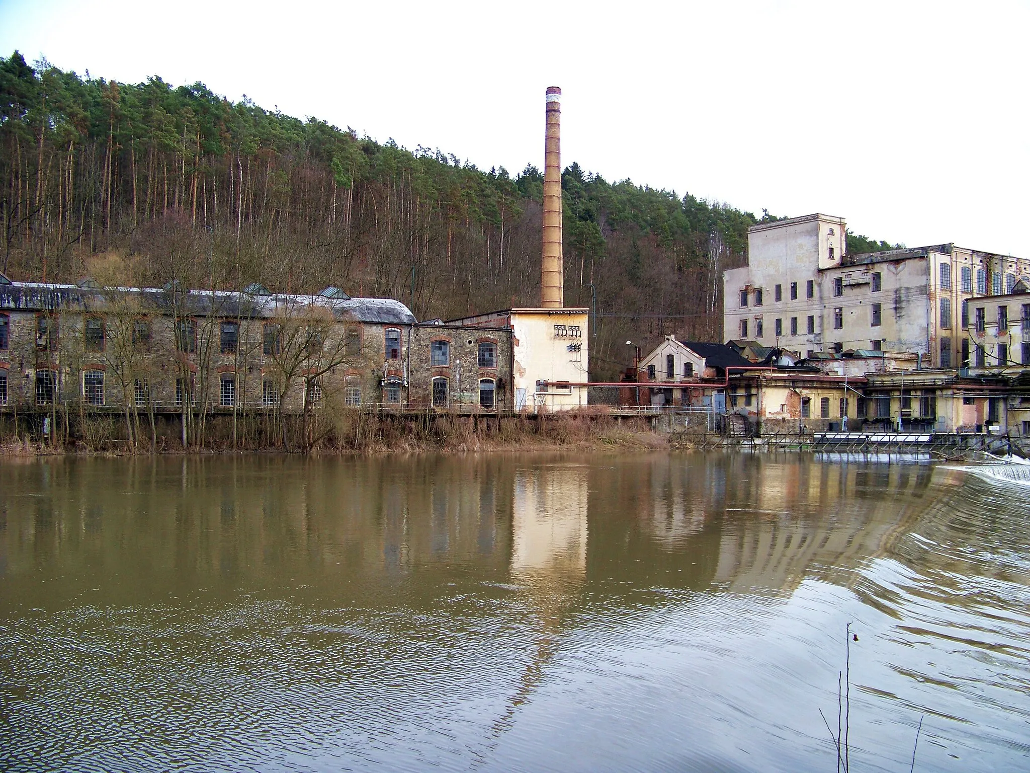 Photo showing: Týnec nad Sázavou, the Czech Republic. The old Jawa factory.