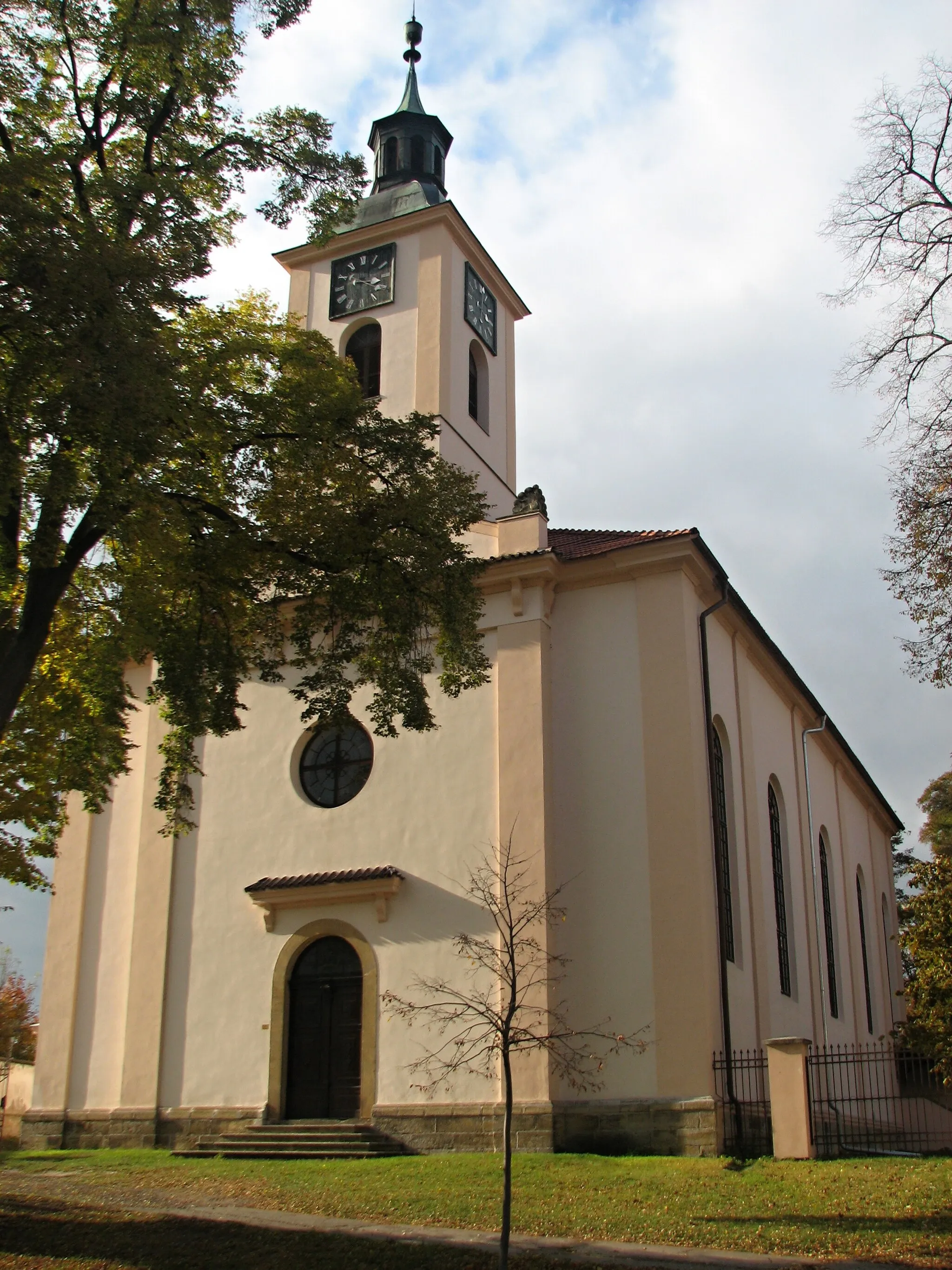 Photo showing: Velim, evangelic church