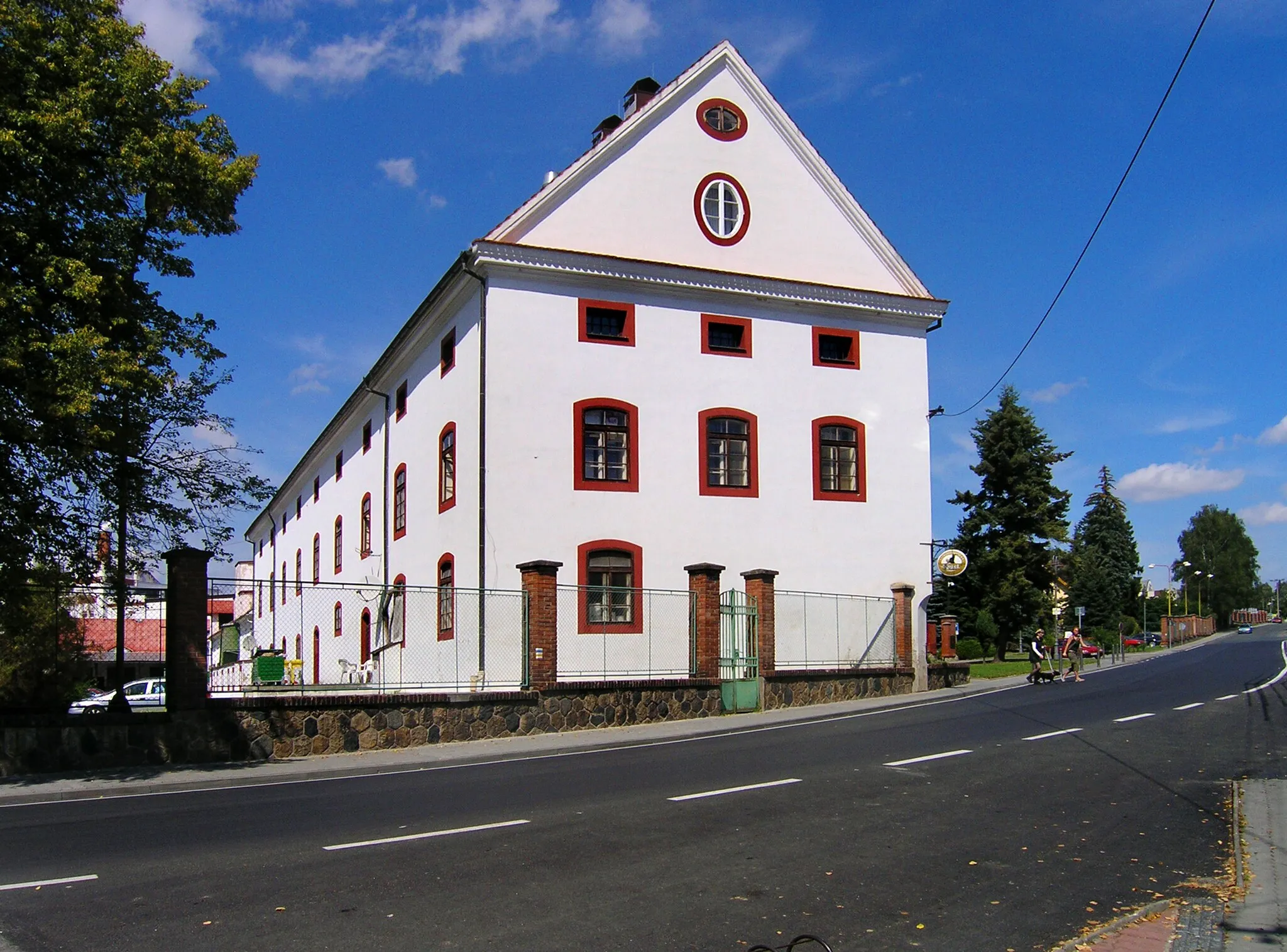 Photo showing: Brewery in Velké Popovice, Czech Republic