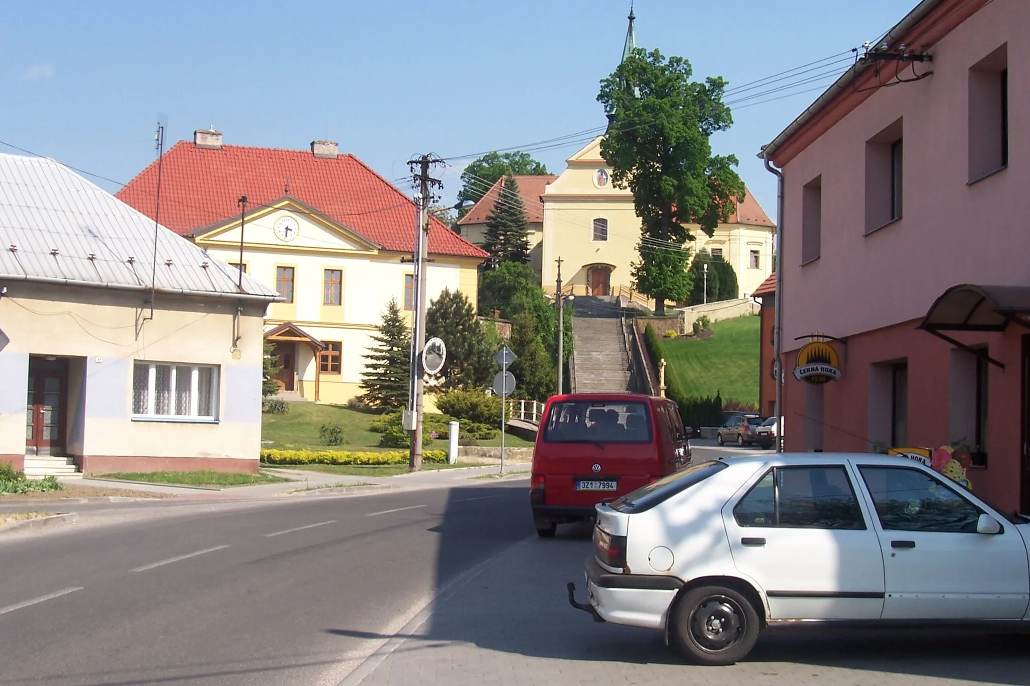 Photo showing: Bílovice in Uherské Hradiště District, Czech Republic. Church.