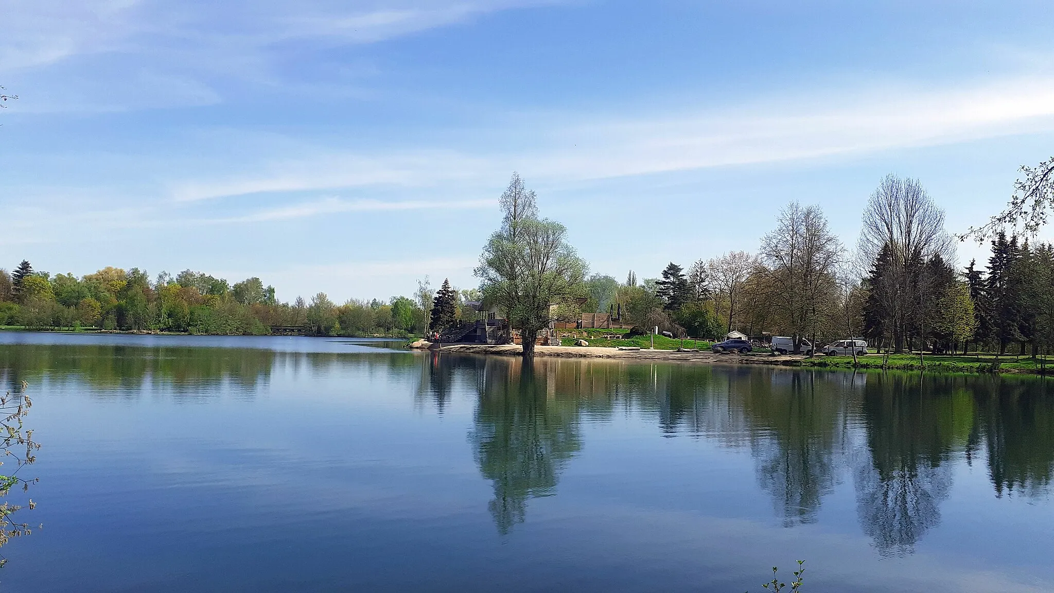 Photo showing: Přírodní jezero Poděbrady u Olomouce