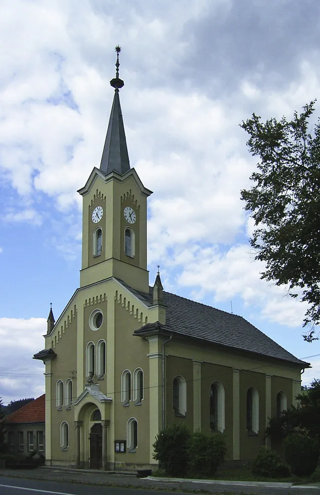 Photo showing: Evangelický kostel v Jablůnce, okres Vsetín