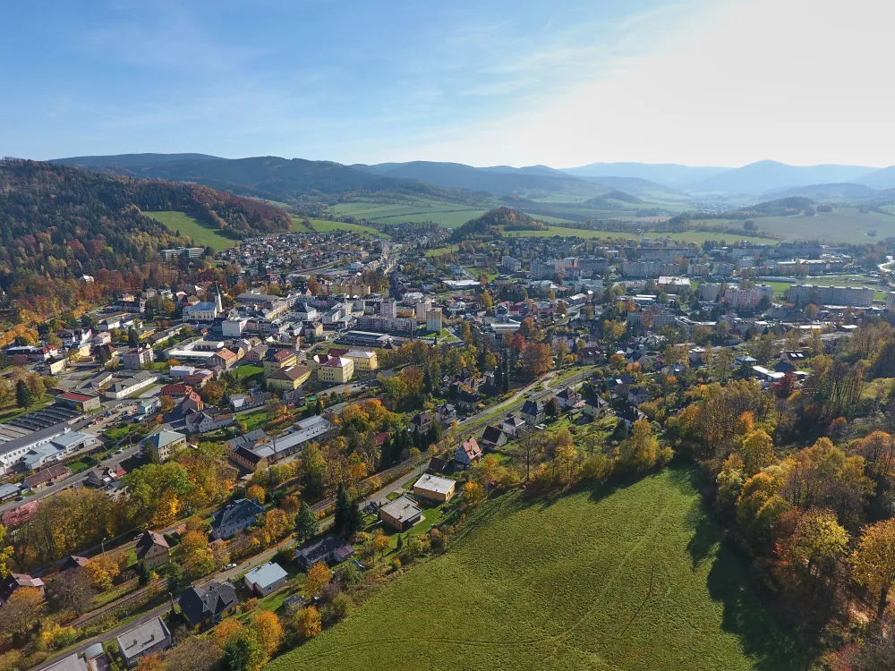 Photo showing: Jesenik by dron