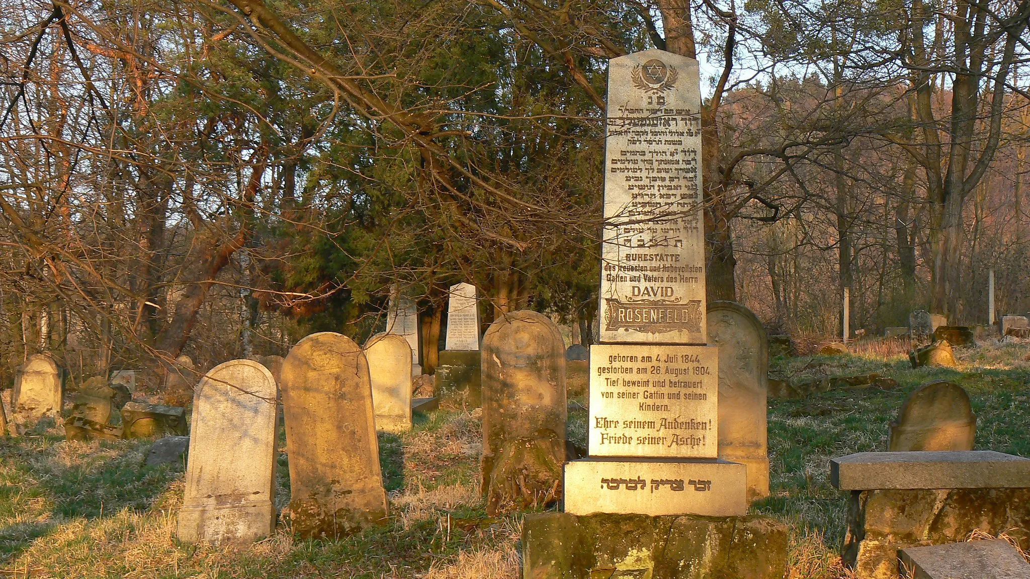 Photo showing: Židovský hřbitov, Koryčany