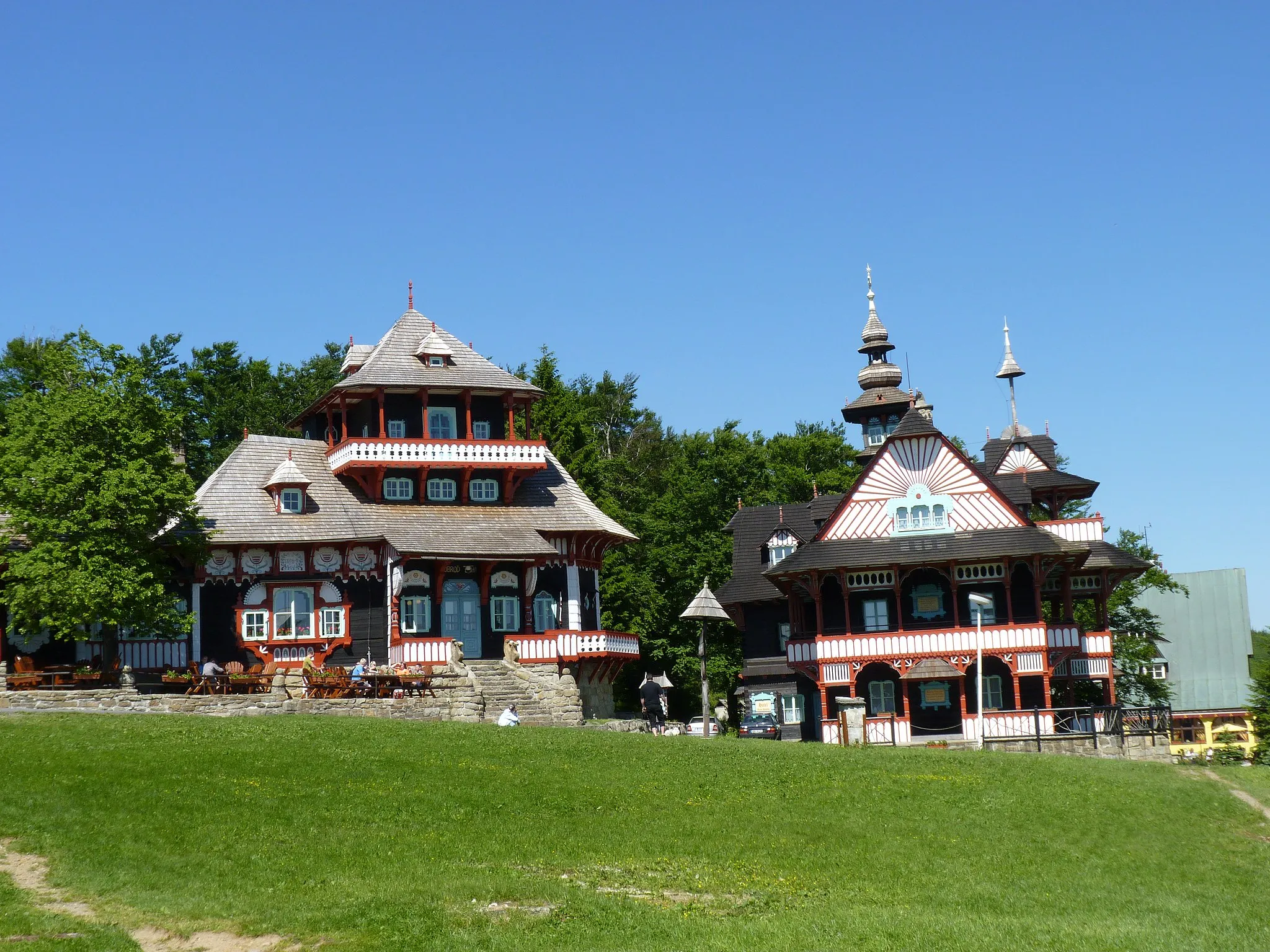 Photo showing: Pustevny in Moravian-Silesian Beskids