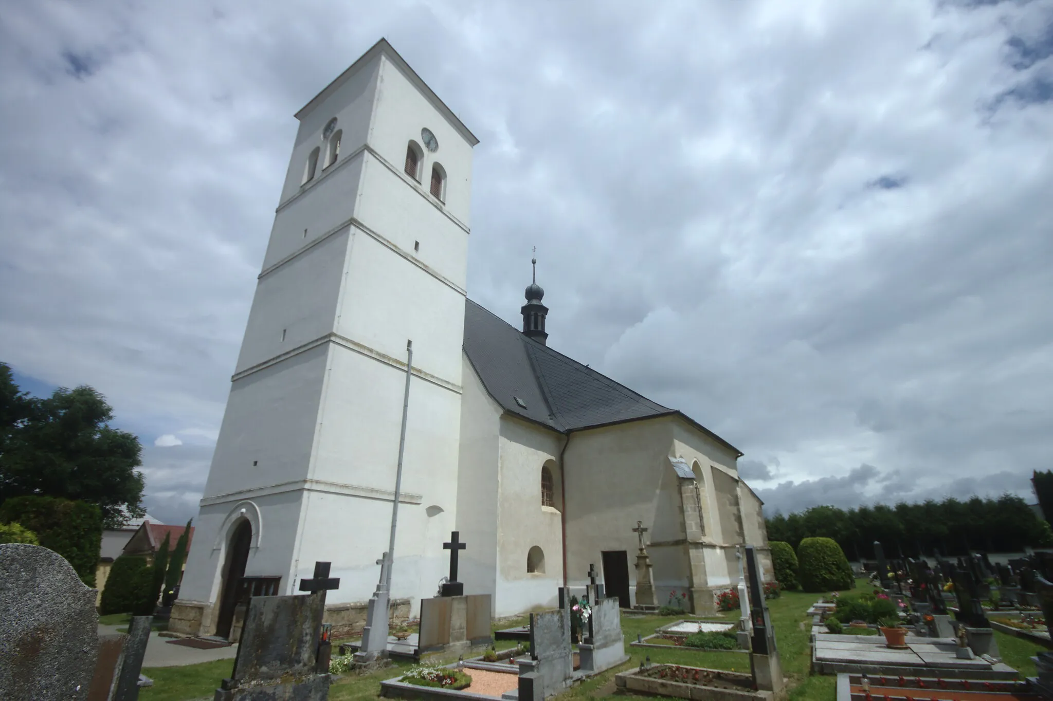 Photo showing: A church in Šumvald, Olomouc Region, CZ