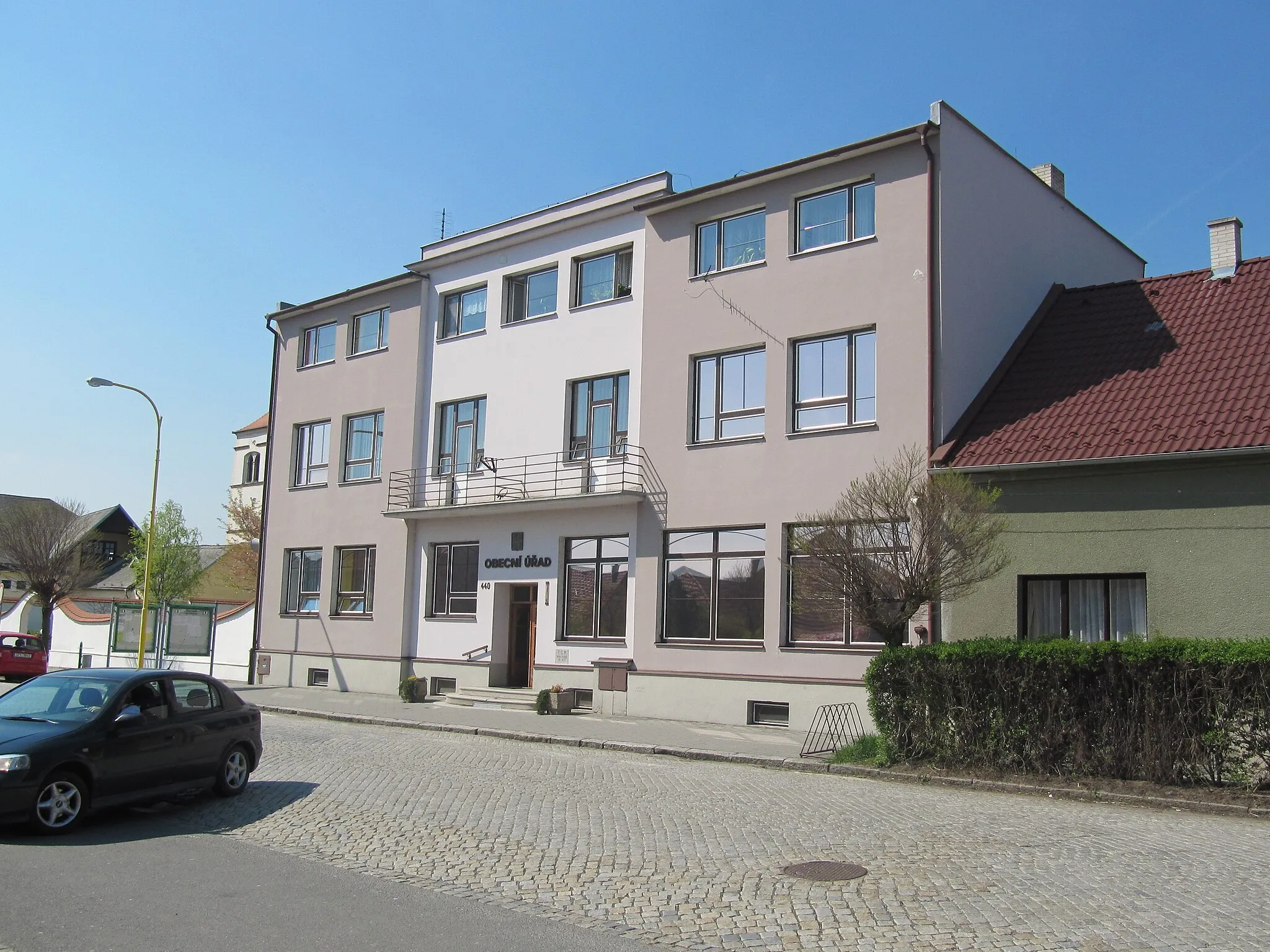Photo showing: Tlumačov in Zlín District, Czech Republic. Municipal office.