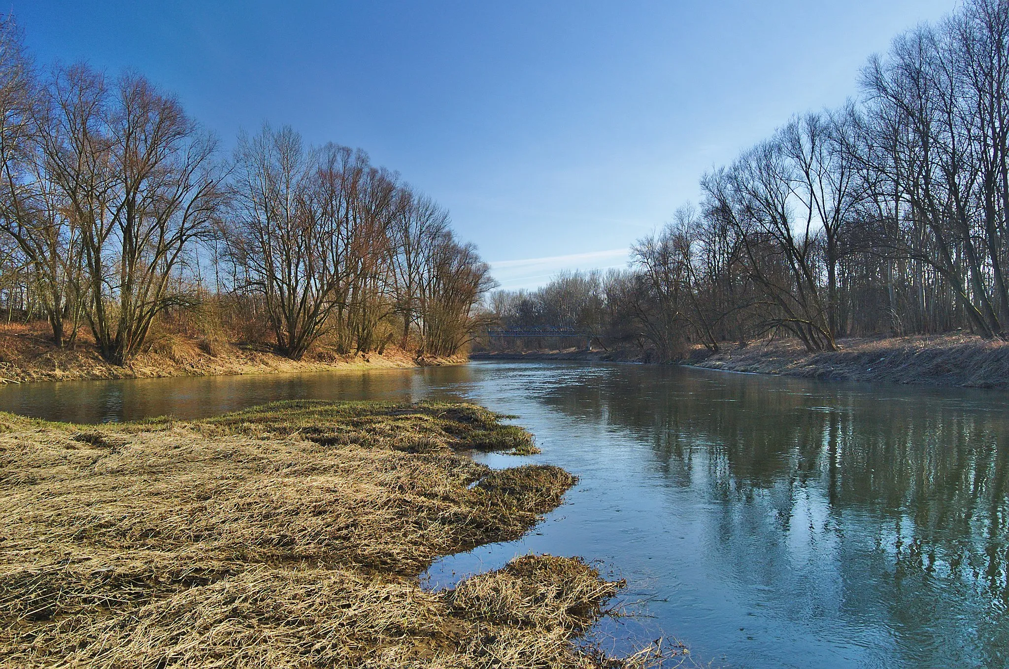 Photo showing: Soutok Moravy a Bečvy, Tovačov, okres Přerov