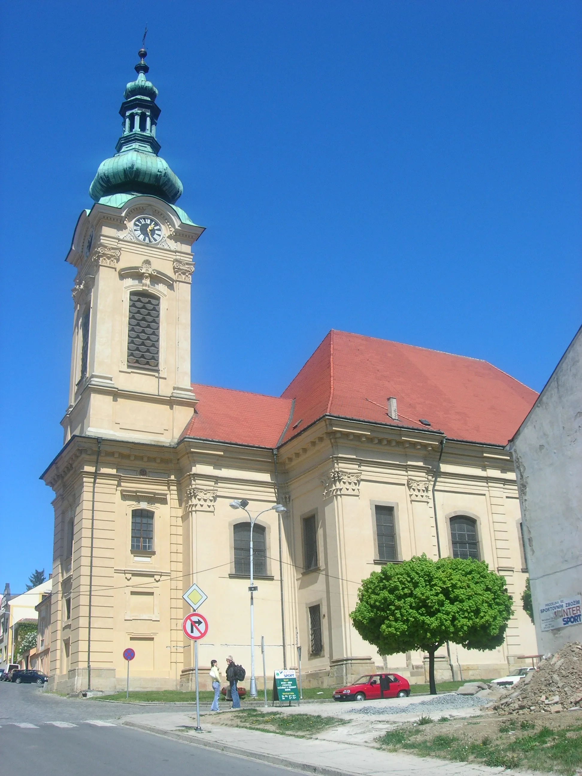 Photo showing: Church of the Immaculate Conception in Uherský Brod, Czech Republic