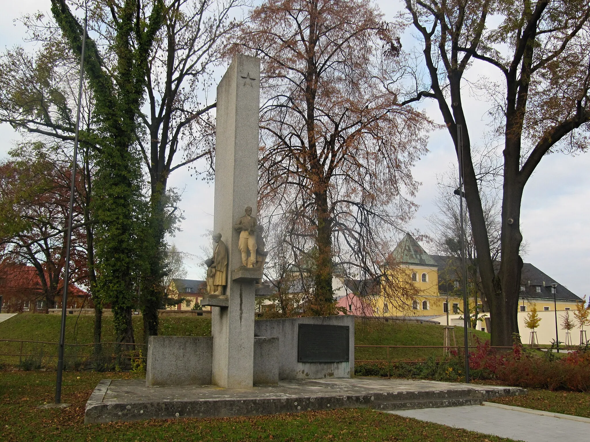 Photo showing: Velká Bystřice in Olomouc District, Czech Republic.Monument.